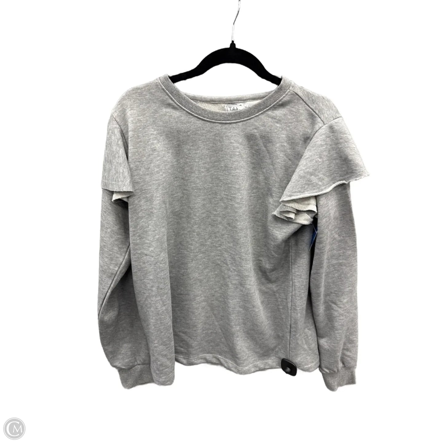 Top Long Sleeve By Clothes Mentor In Grey, Size: M