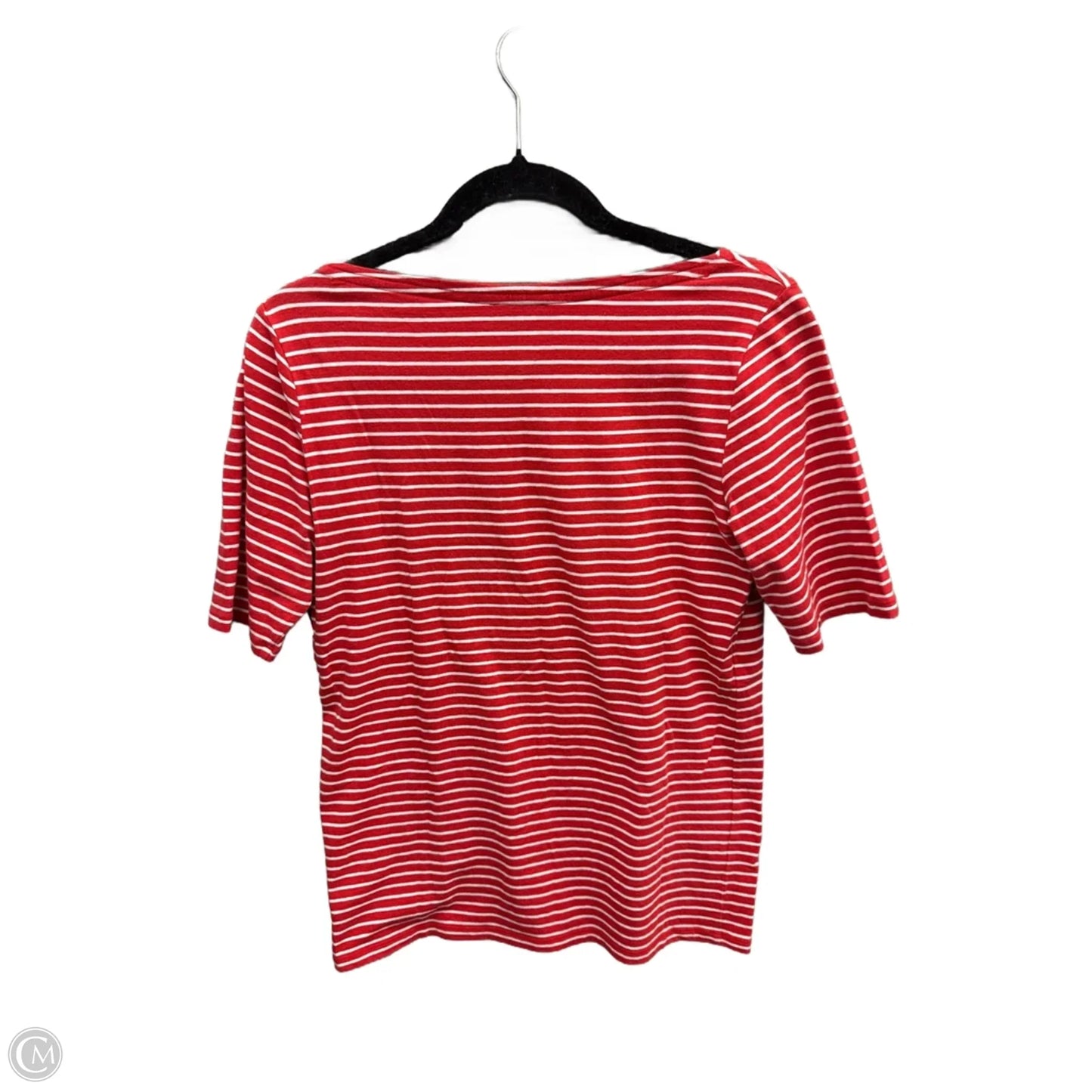 Top Short Sleeve By Jones New York In Red, Size: M