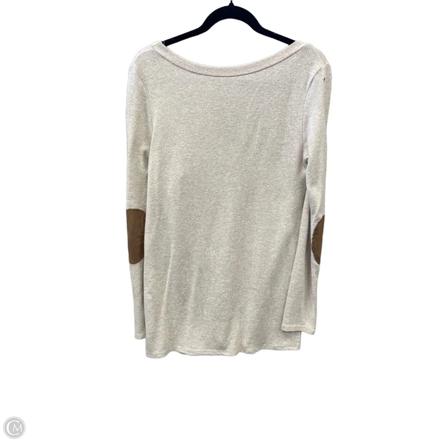 Top Long Sleeve By Vanilla Bay In Beige, Size: M