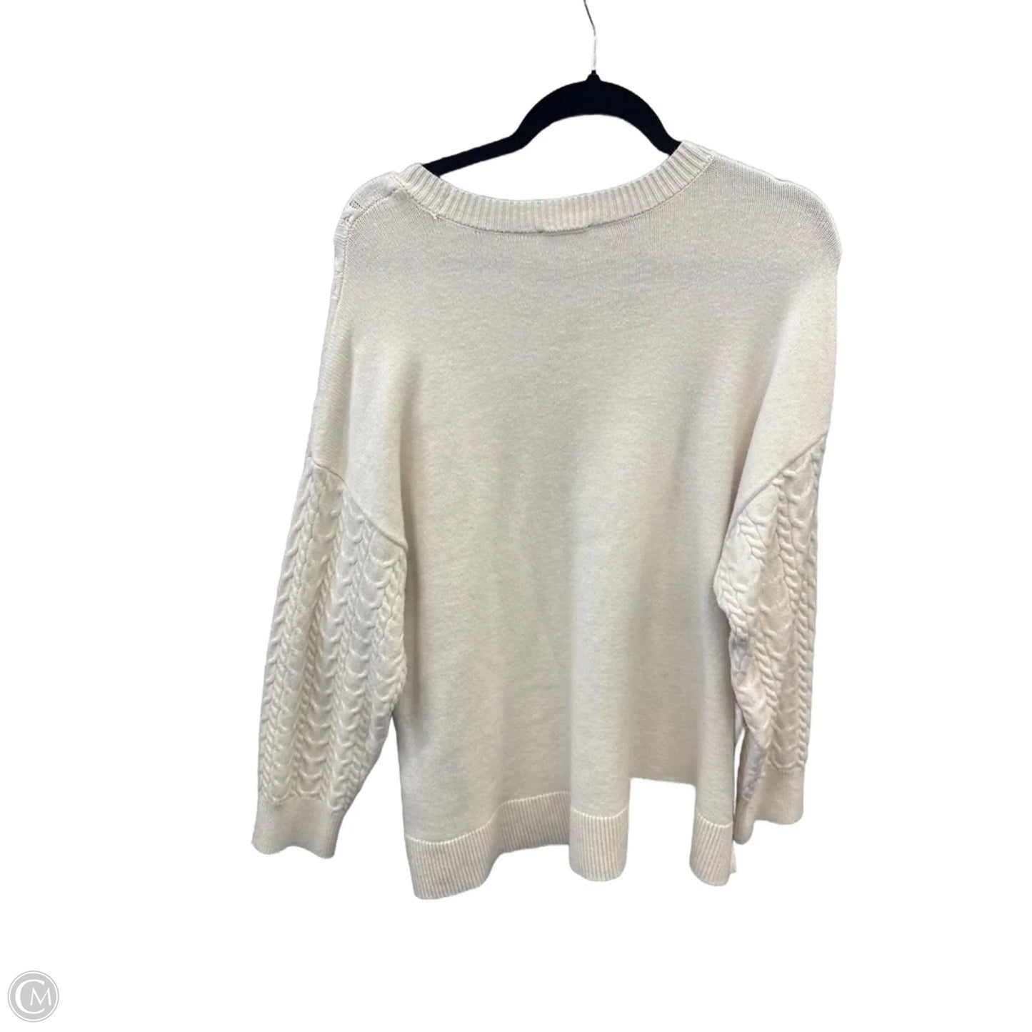 Sweater By Cyrus In Cream, Size: 1x