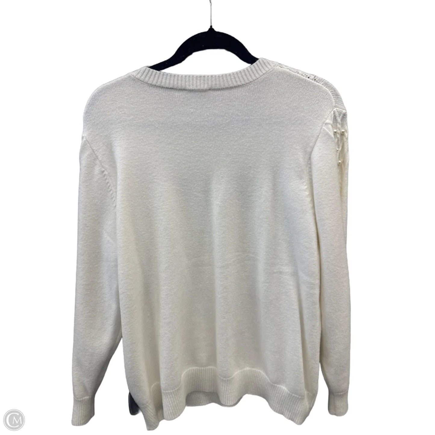 Sweater By Cyrus In White, Size: 2x