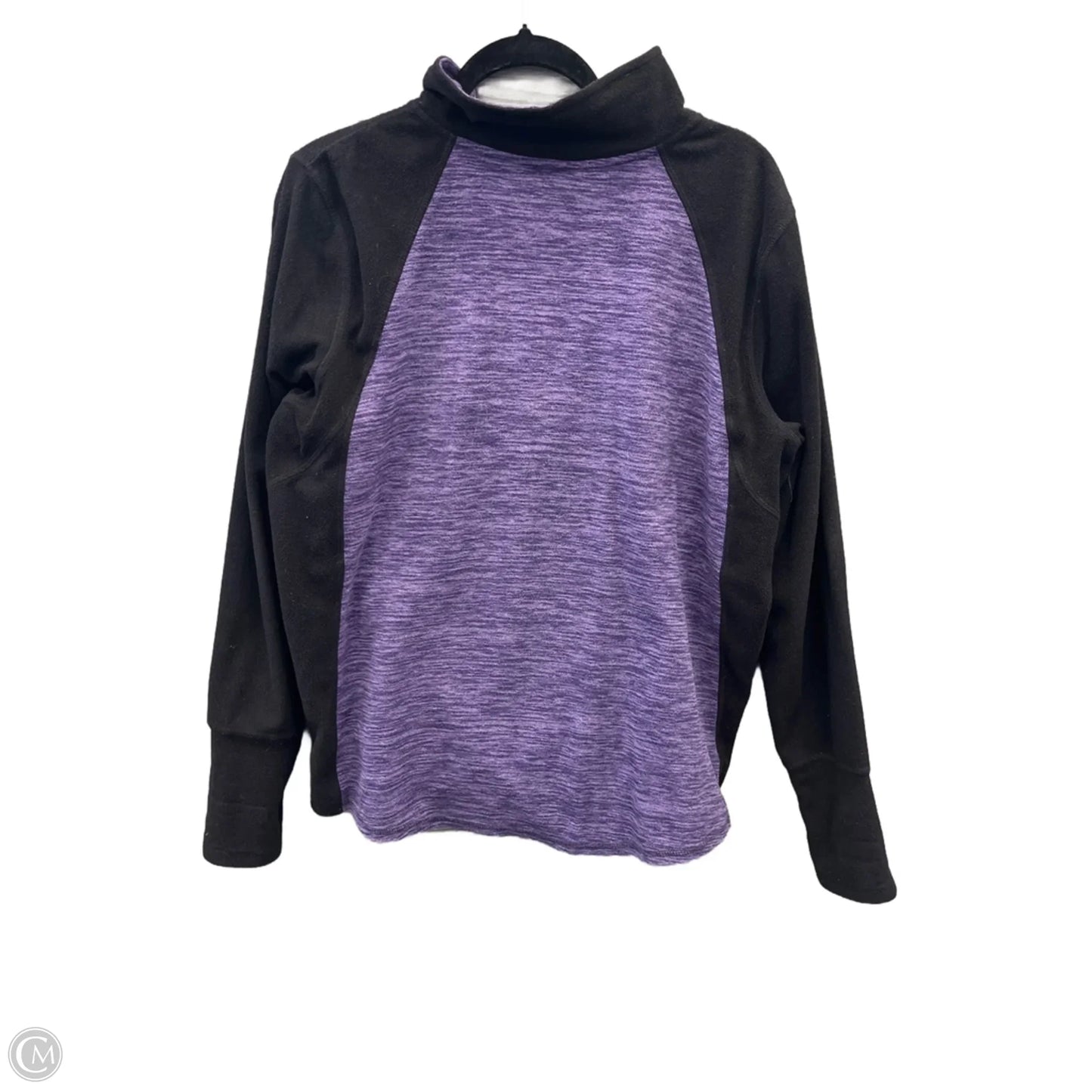 Sweatshirt Collar By St Johns Bay In Black & Purple, Size: Xxl