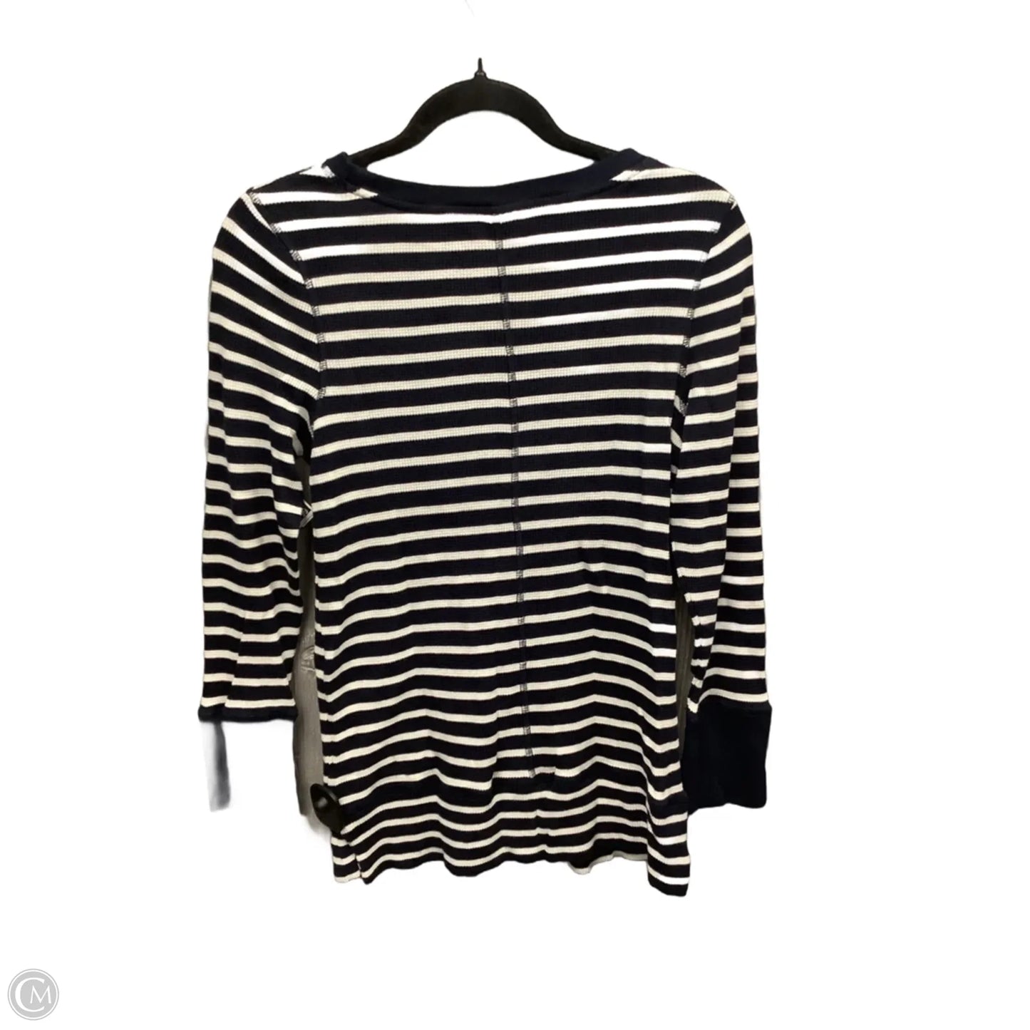 Top Long Sleeve By Chicos In Navy, Size: M