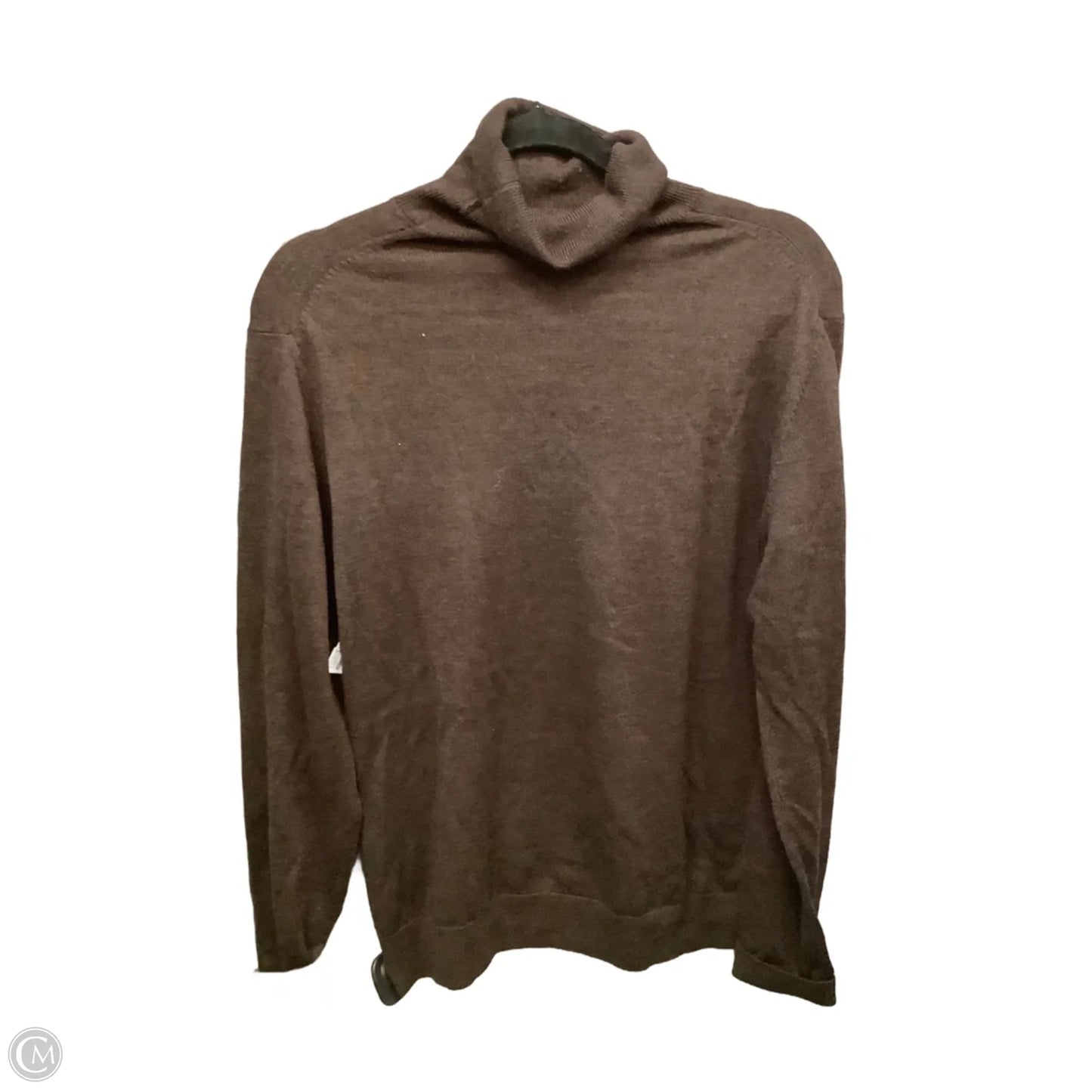 Top Long Sleeve By Banana Republic In Brown, Size: M