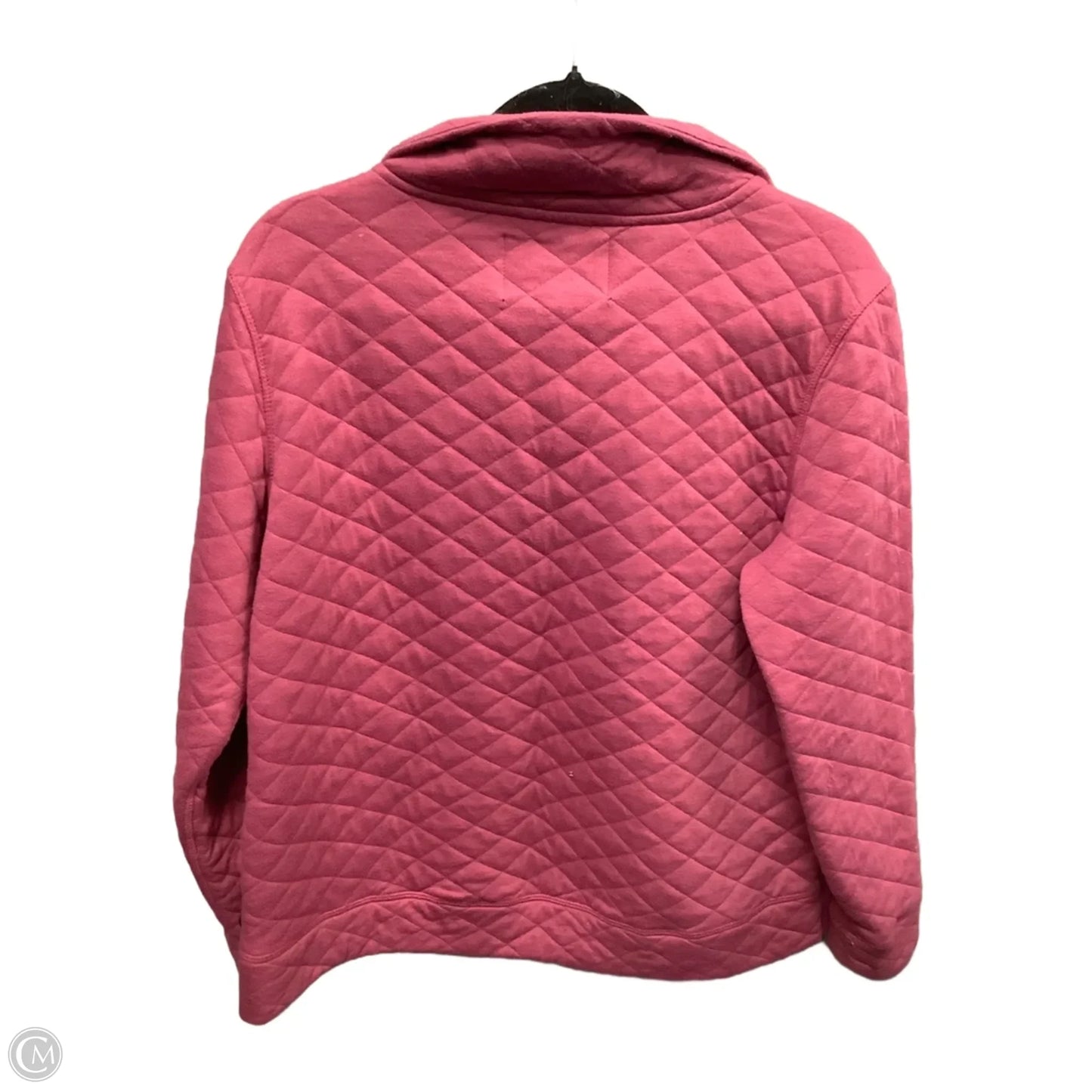 Sweatshirt Collar By Clothes Mentor In Pink, Size: Xl