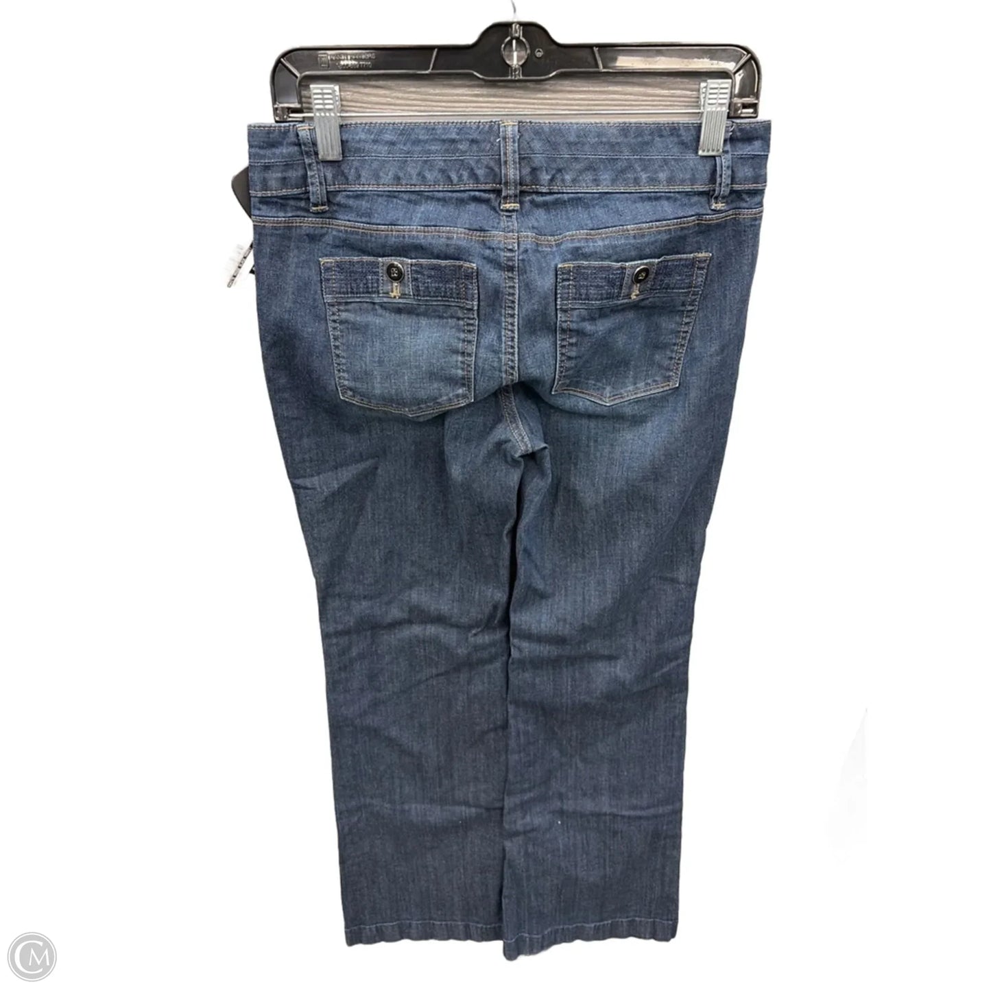 Jeans Wide Leg By White House Black Market In Blue Denim, Size: 4