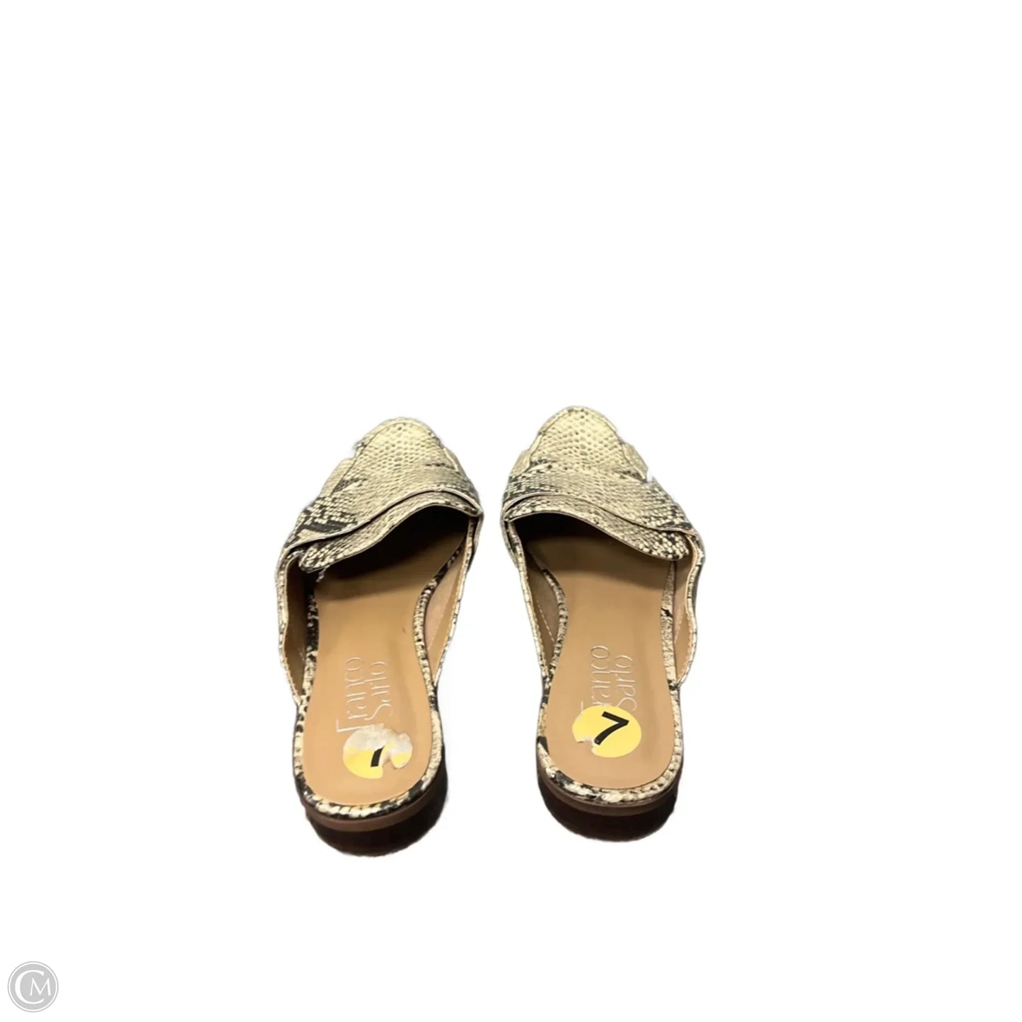 Shoes Flats By Franco Sarto In Snakeskin Print, Size: 7