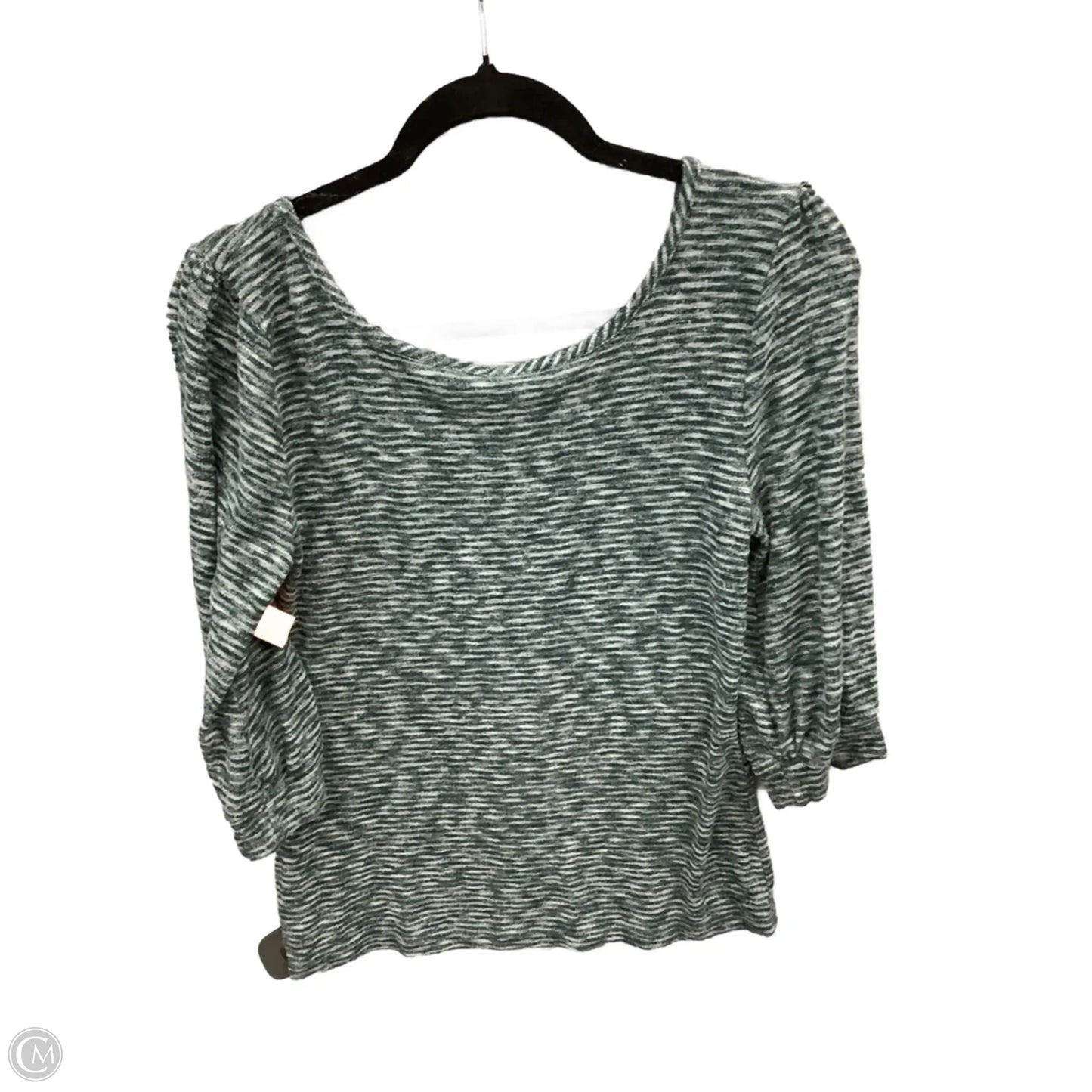 Top 3/4 Sleeve By Final Touch In Green, Size: M