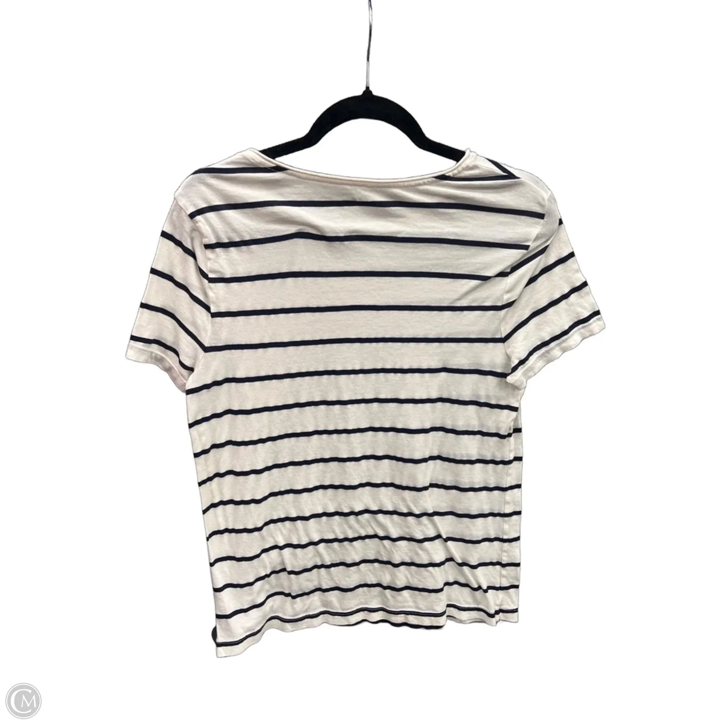 Top Short Sleeve By Three Dots In White, Size: L