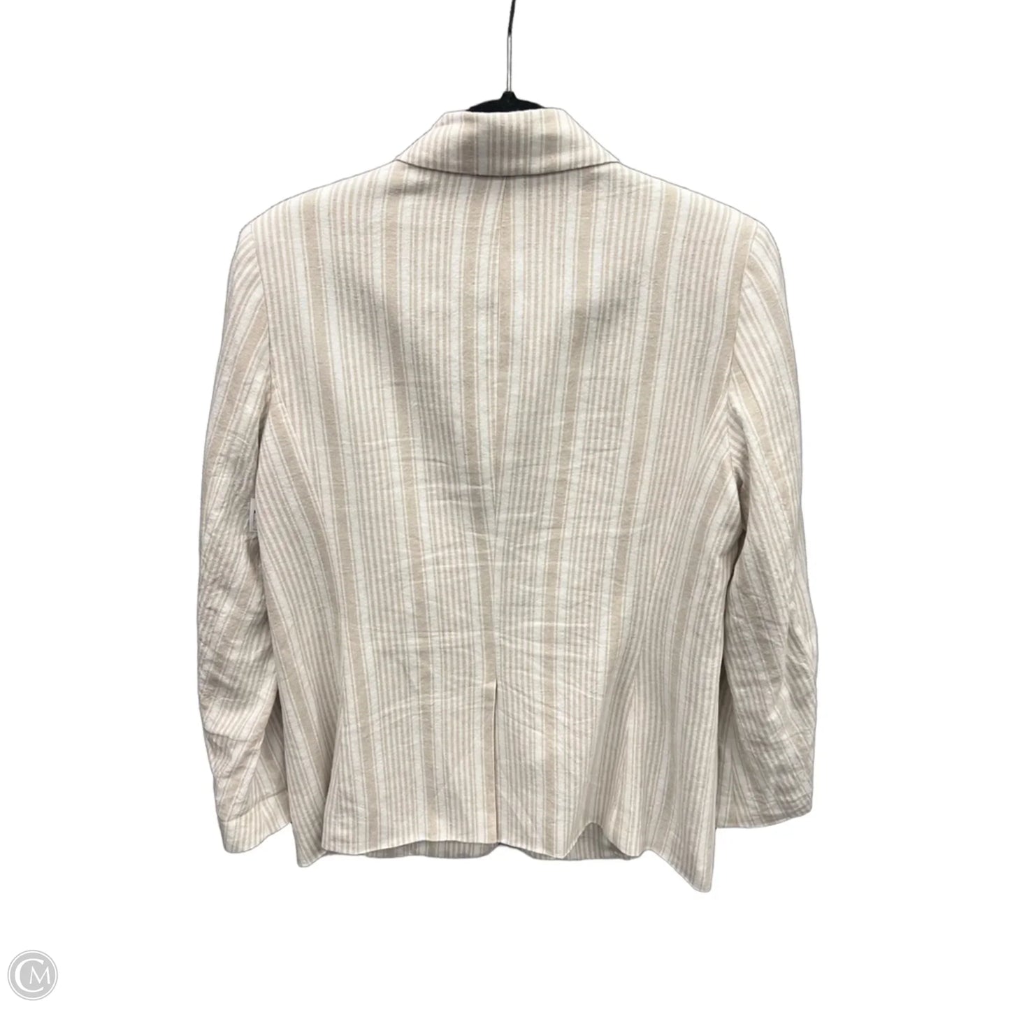 Blazer By Anne Klein In Beige, Size: M