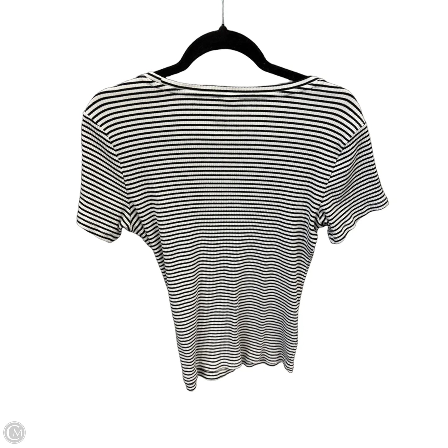 Top Short Sleeve By Old Navy In Striped Pattern, Size: L