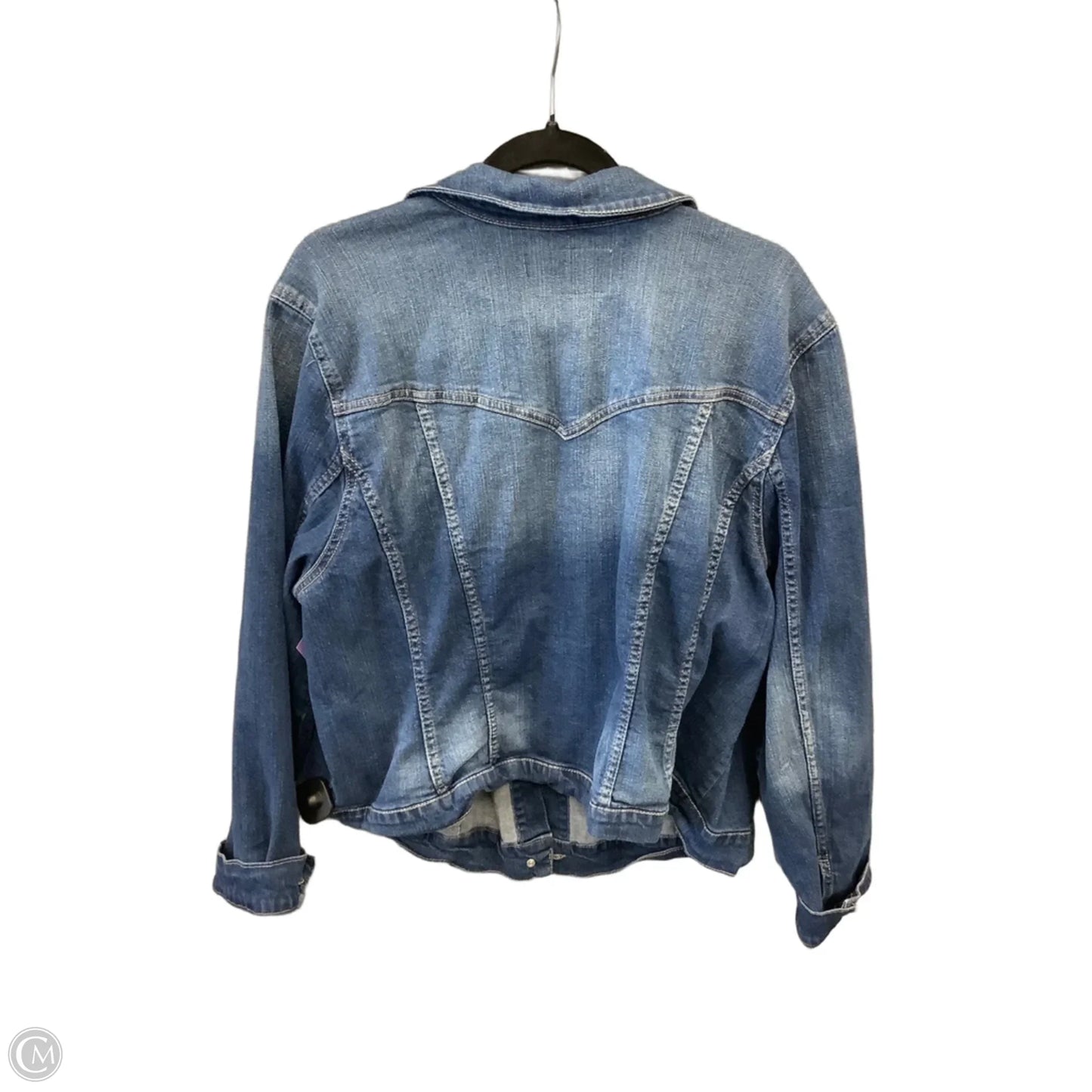 Jacket Denim By Jessica Simpson In Blue Denim, Size: 3x
