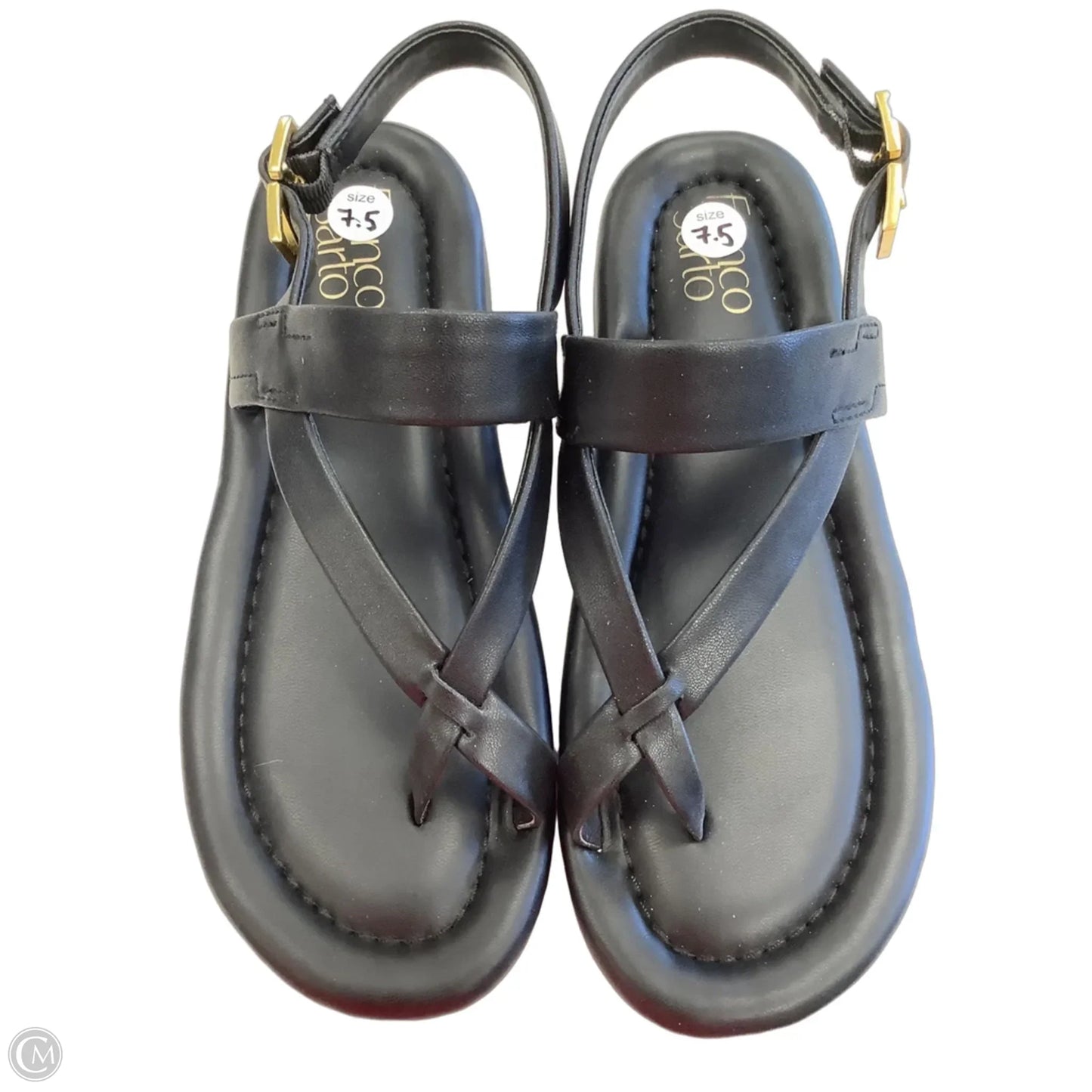 Sandals Flats By Franco Sarto In Black, Size: 7.5