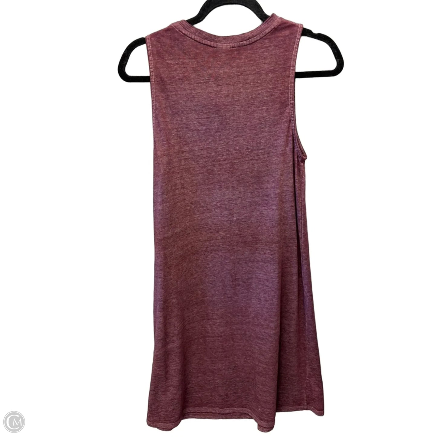 Dress Casual Short By Time And Tru In Maroon, Size: L