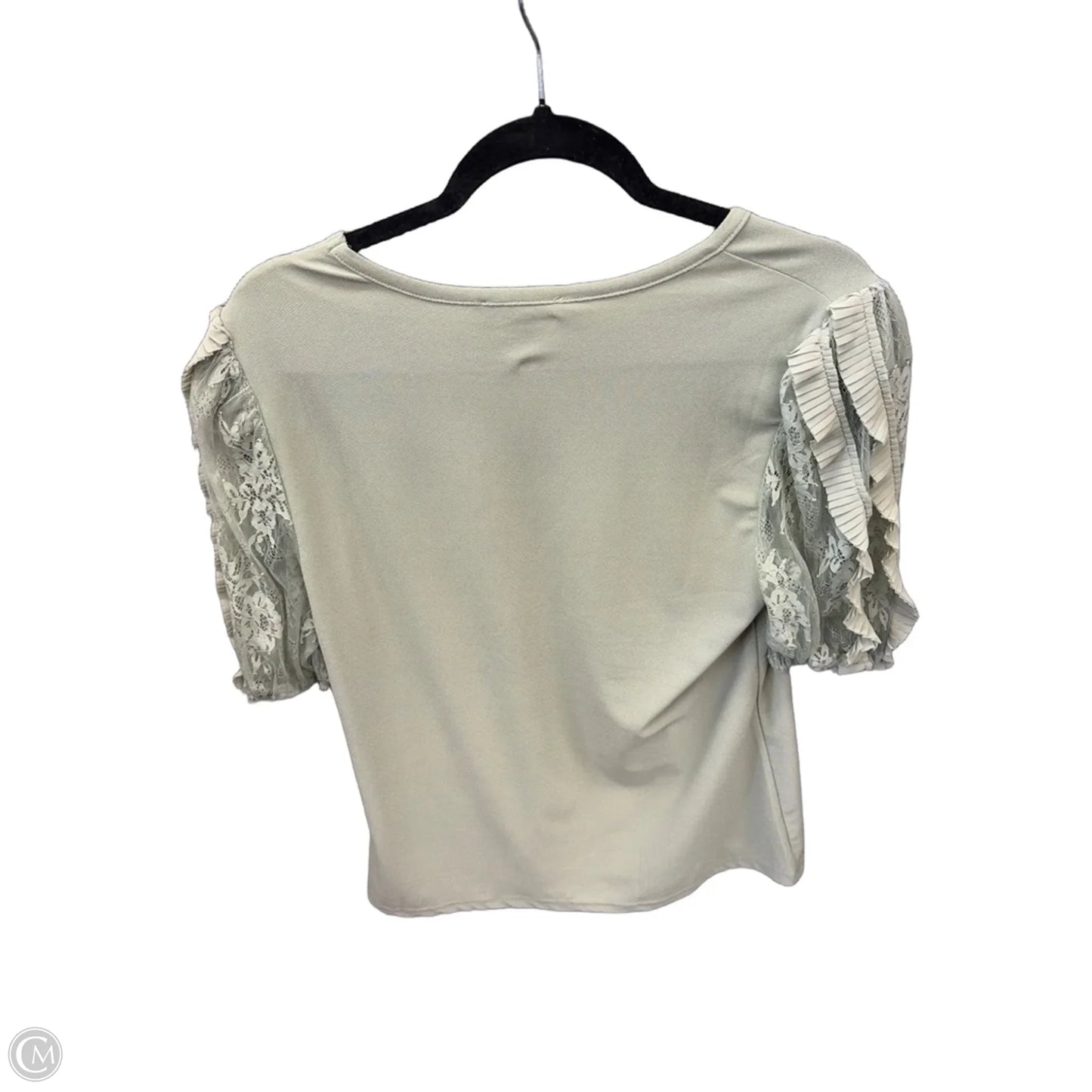 Top Short Sleeve By A Love Story In Green, Size: L