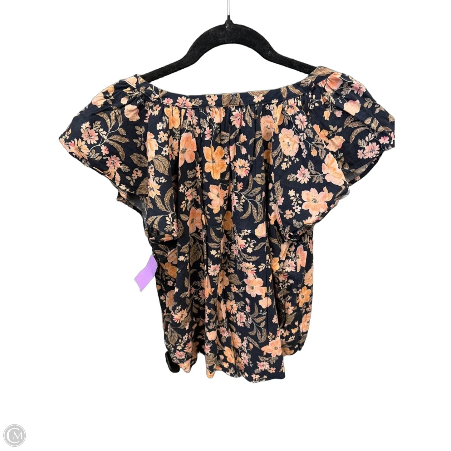 Top Short Sleeve By Old Navy In Black, Size: M