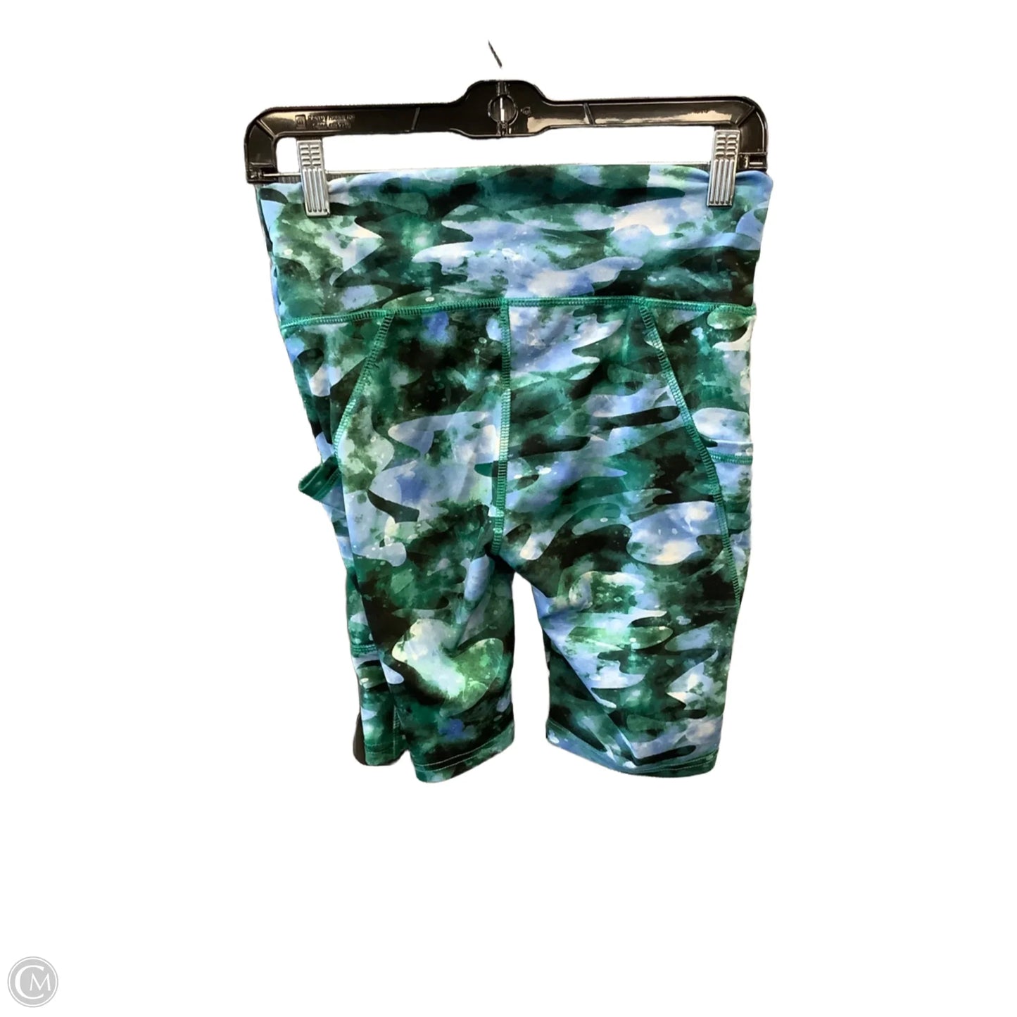Athletic Shorts By Clothes Mentor In Blue & Green, Size: S