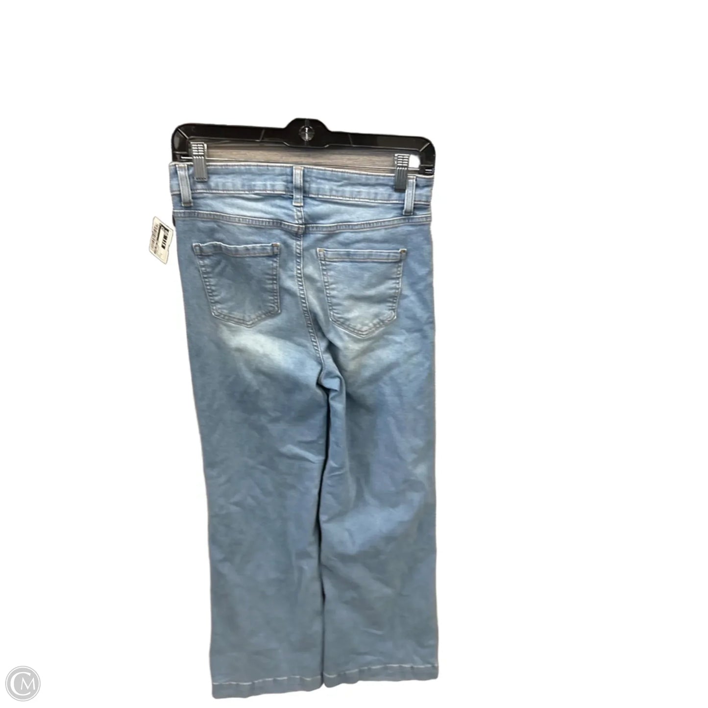 Jeans Wide Leg By Time And Tru In Blue Denim, Size: 4