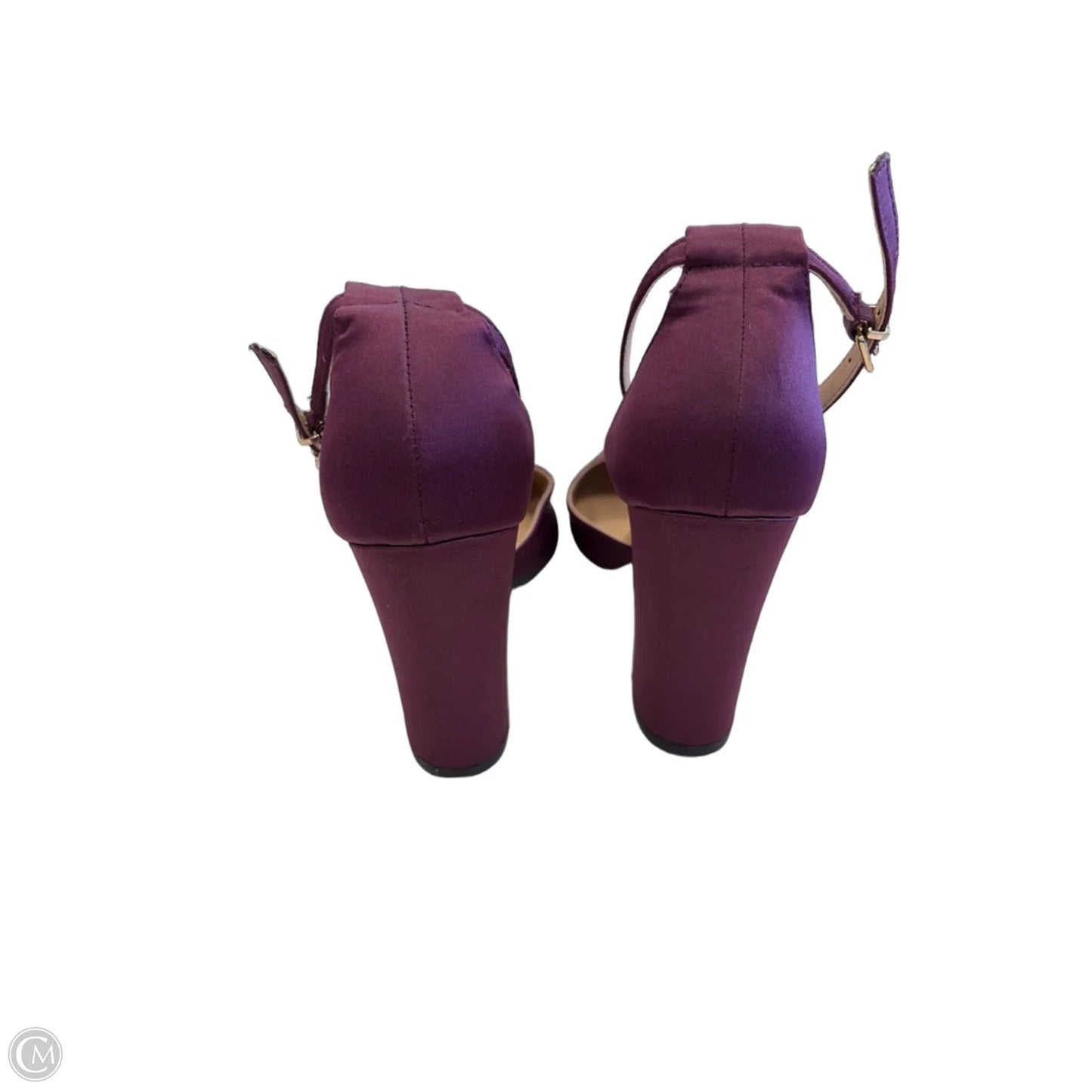 Shoes Heels Block By A New Day In Purple, Size: 9
