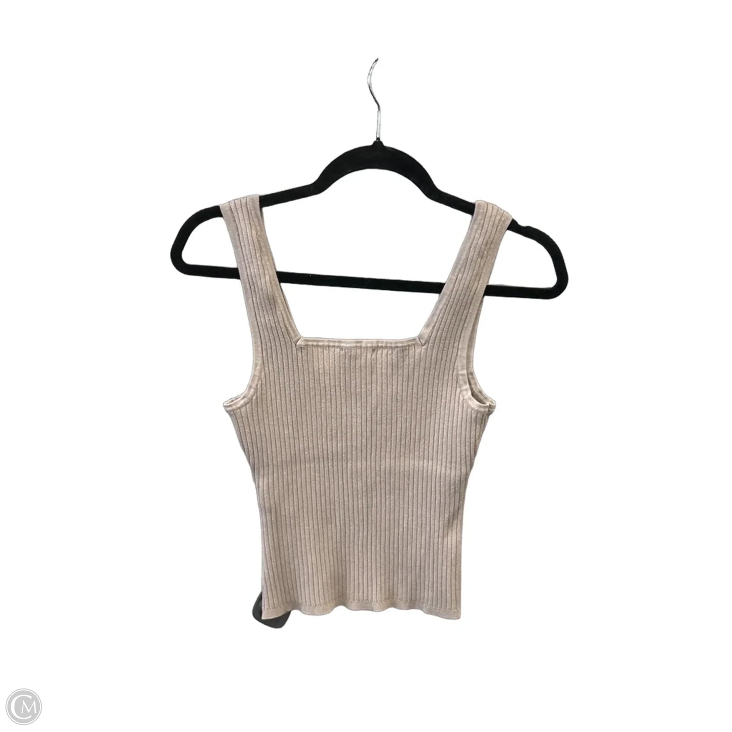 Top Sleeveless By Avec Les Filles In Brown, Size: L