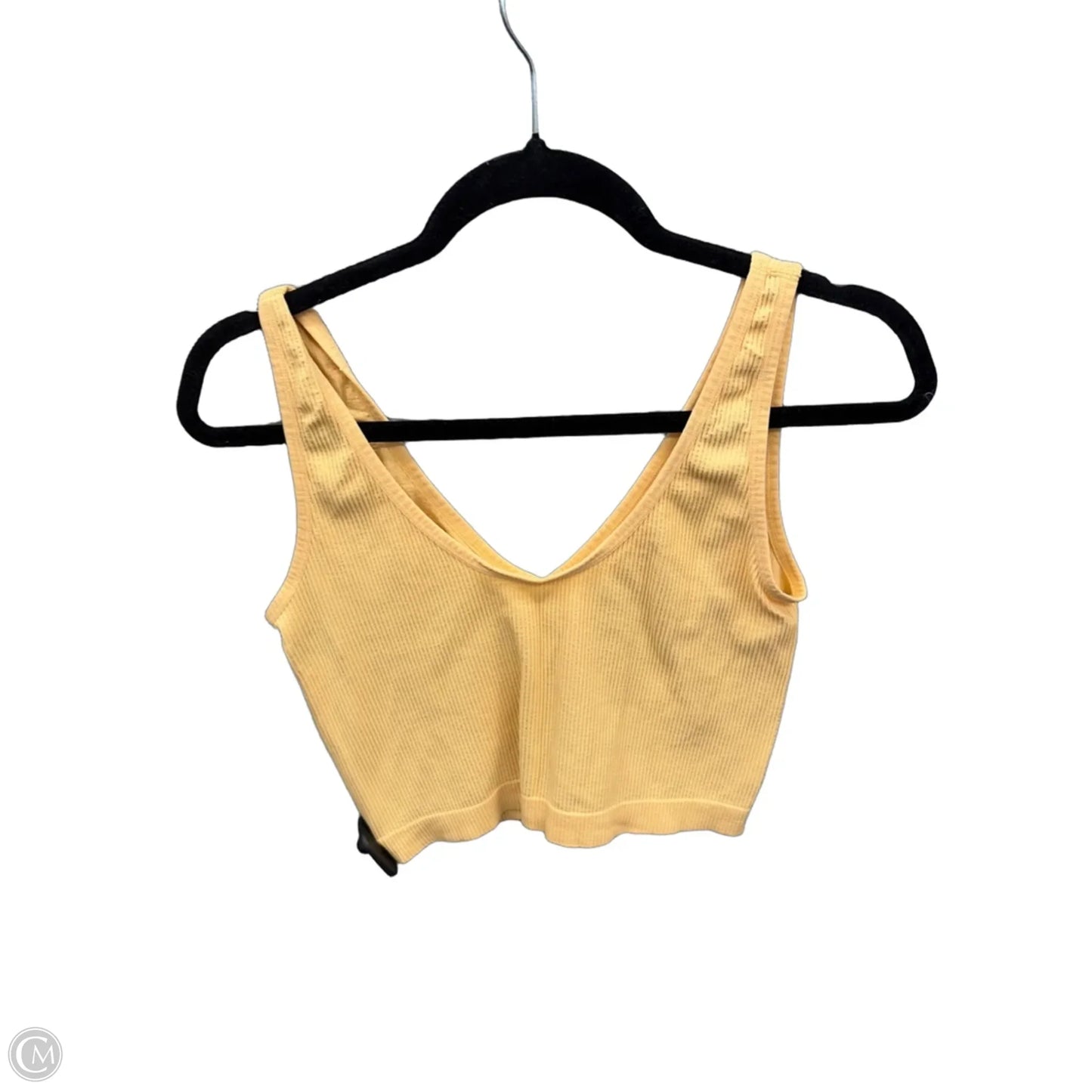 Top Sleeveless By Colsie In Yellow, Size: L
