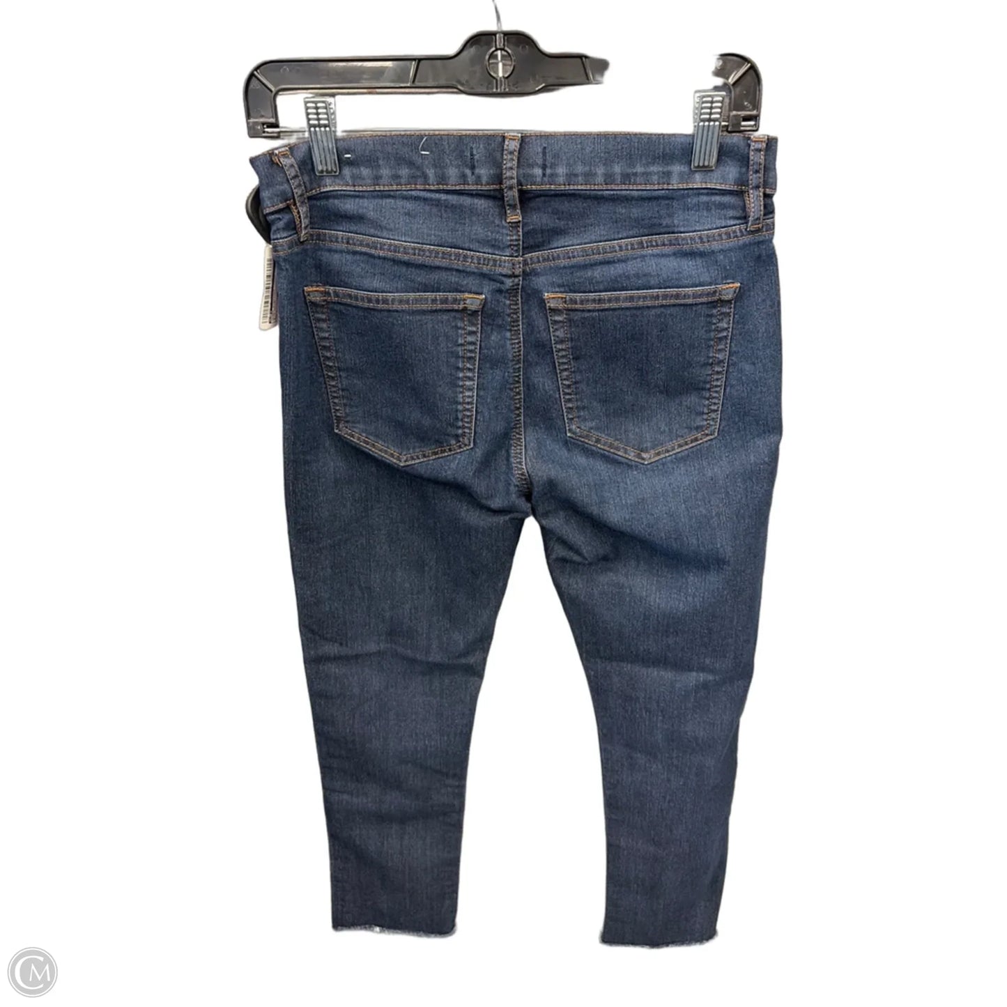 Jeans Straight By Loft In Blue Denim, Size: 4