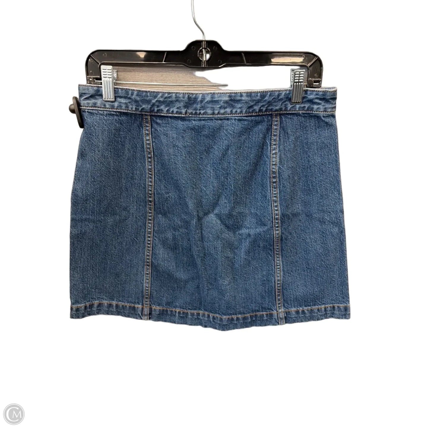 Skirt Mini & Short By Loft In Blue Denim, Size: 6