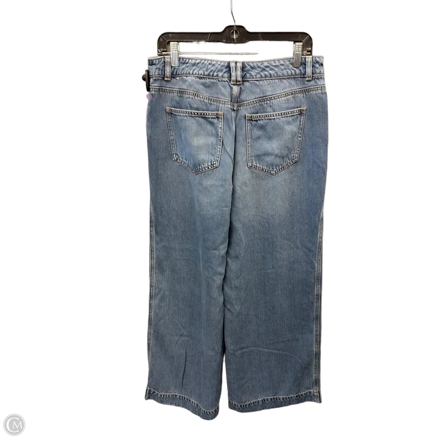 Jeans Wide Leg By Talbots In Blue Denim, Size: 8