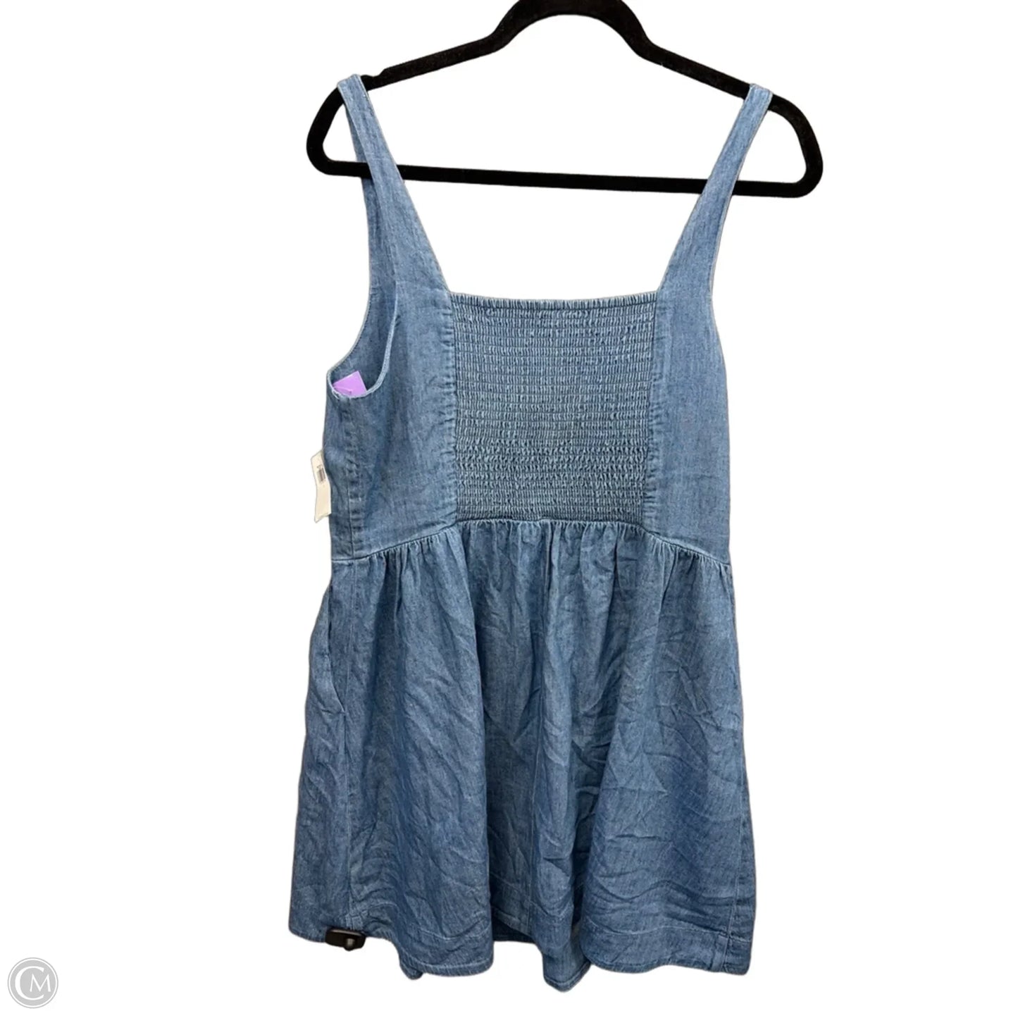 Dress Casual Midi By Old Navy In Blue, Size: L