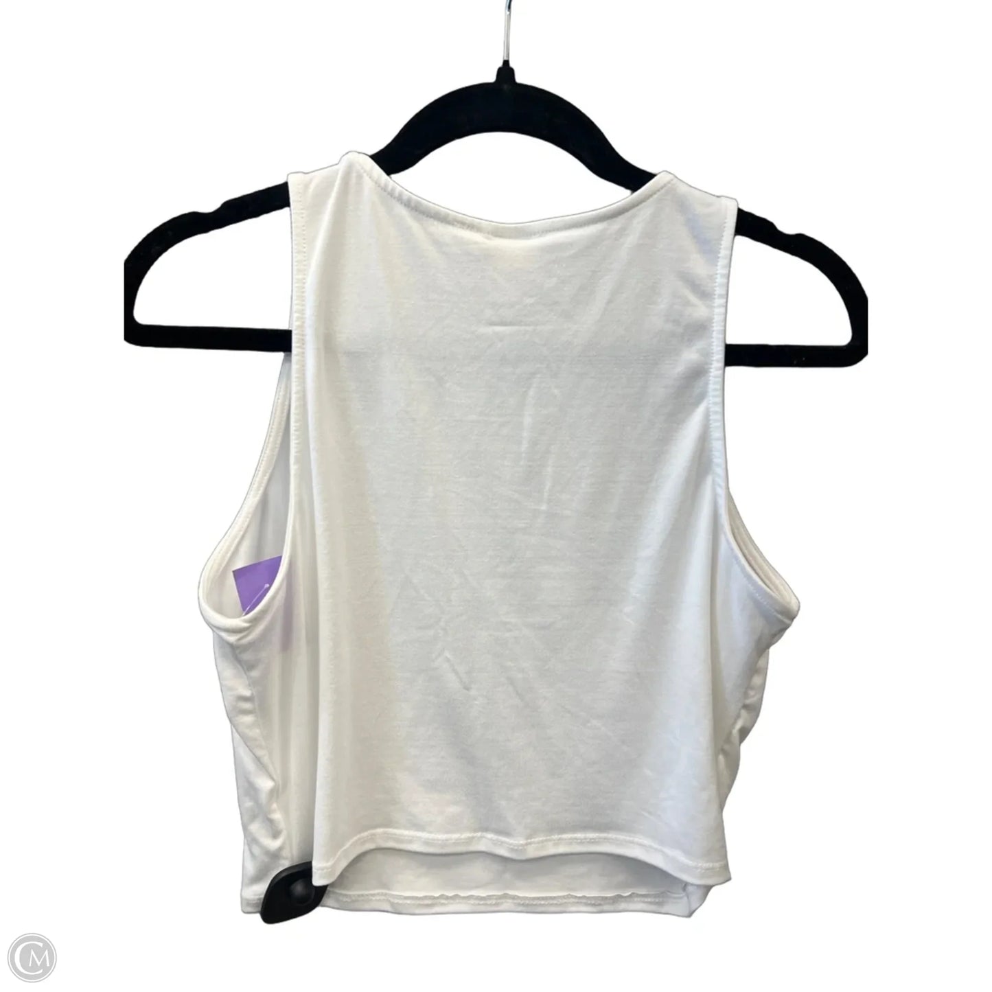 Top Sleeveless By Live In The Moment In White, Size: M
