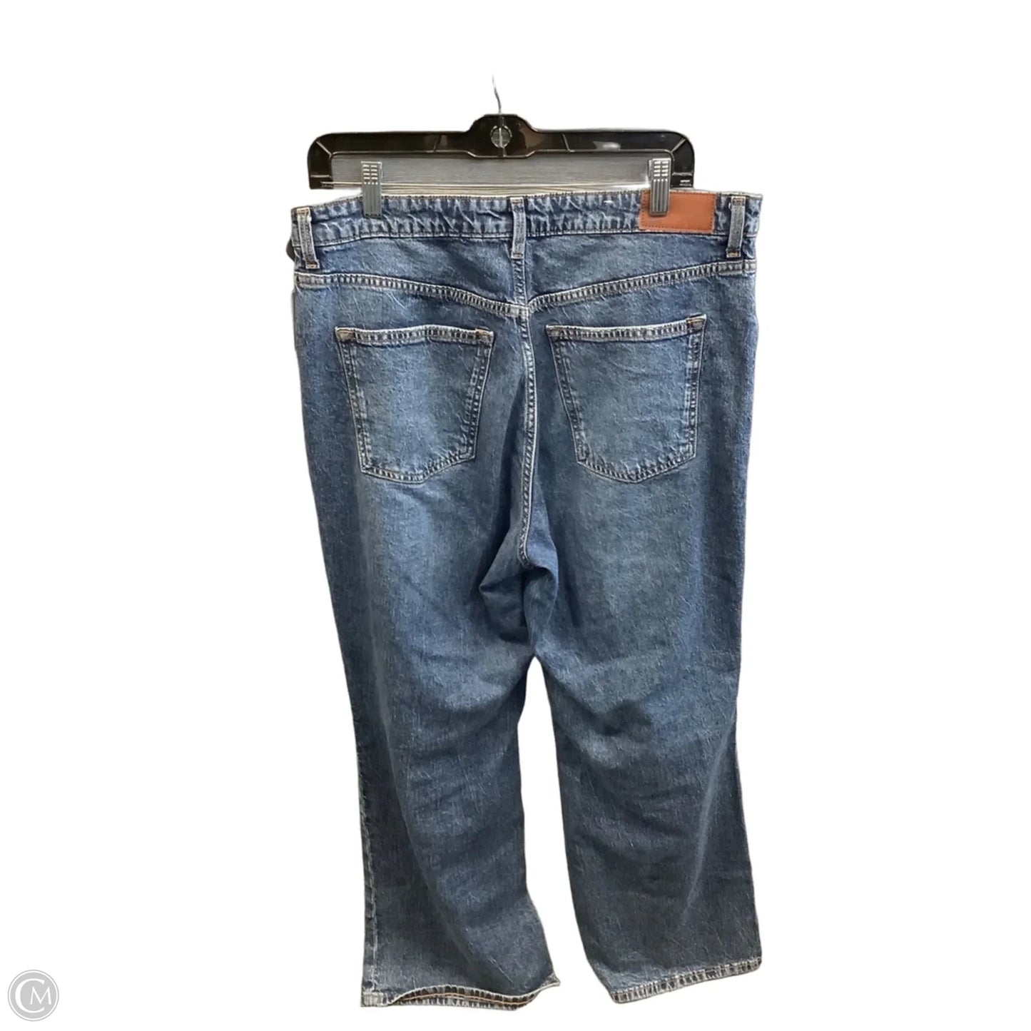 Jeans Wide Leg By Clothes Mentor In Blue Denim, Size: 12