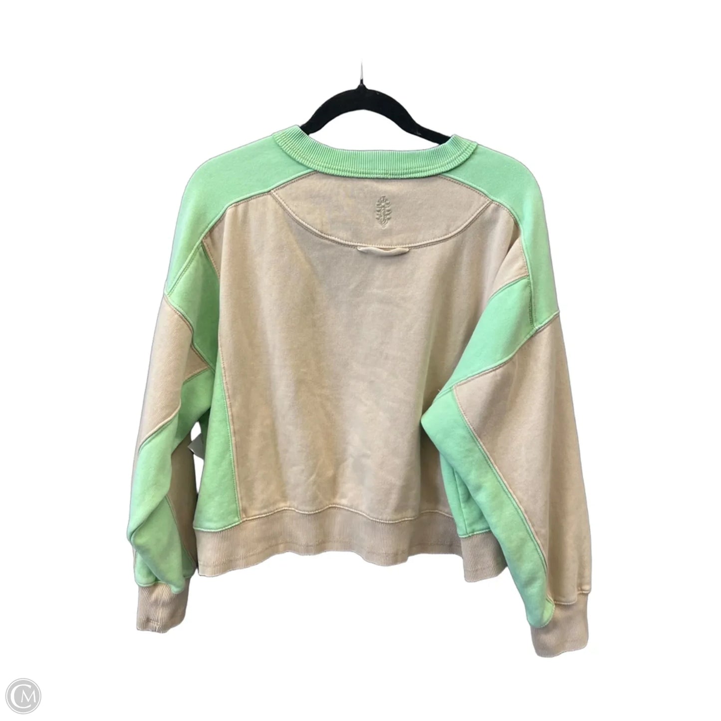 Sweatshirt Crewneck By Free People In Beige, Size: S