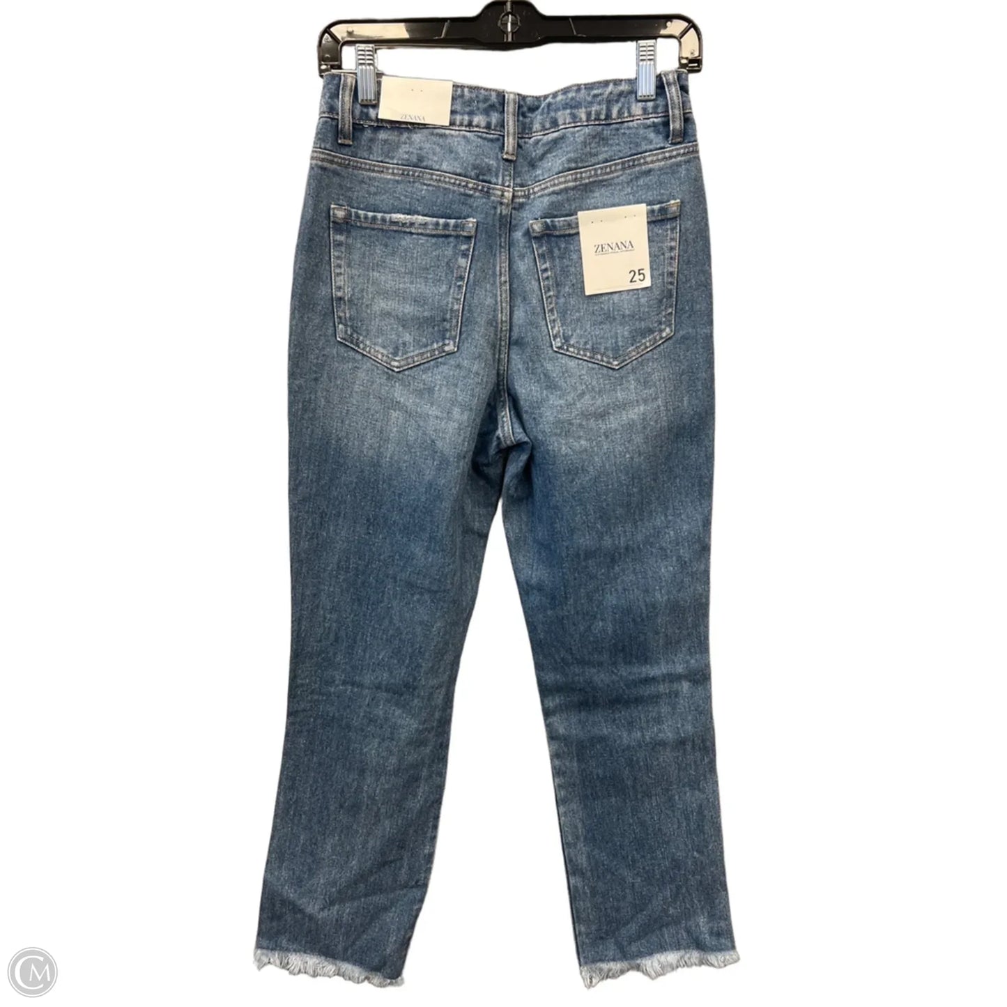 Jeans Straight By Zenana In Blue Denim, Size: 2