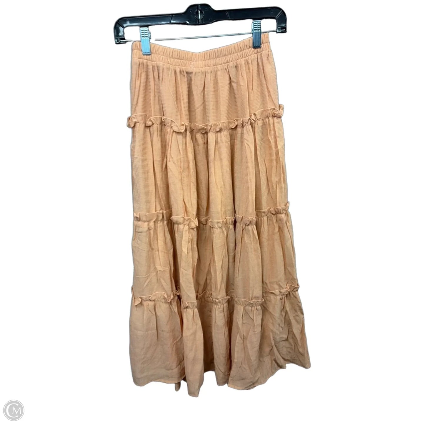 Skirt Maxi By Blu Pepper In Orange, Size: 4