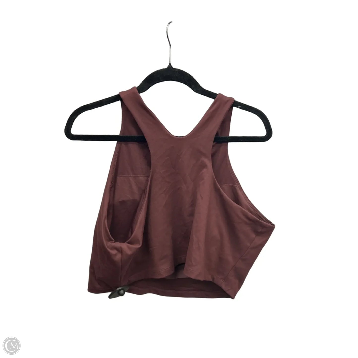 Athletic Bra By Mta Sport In Maroon, Size: 2x