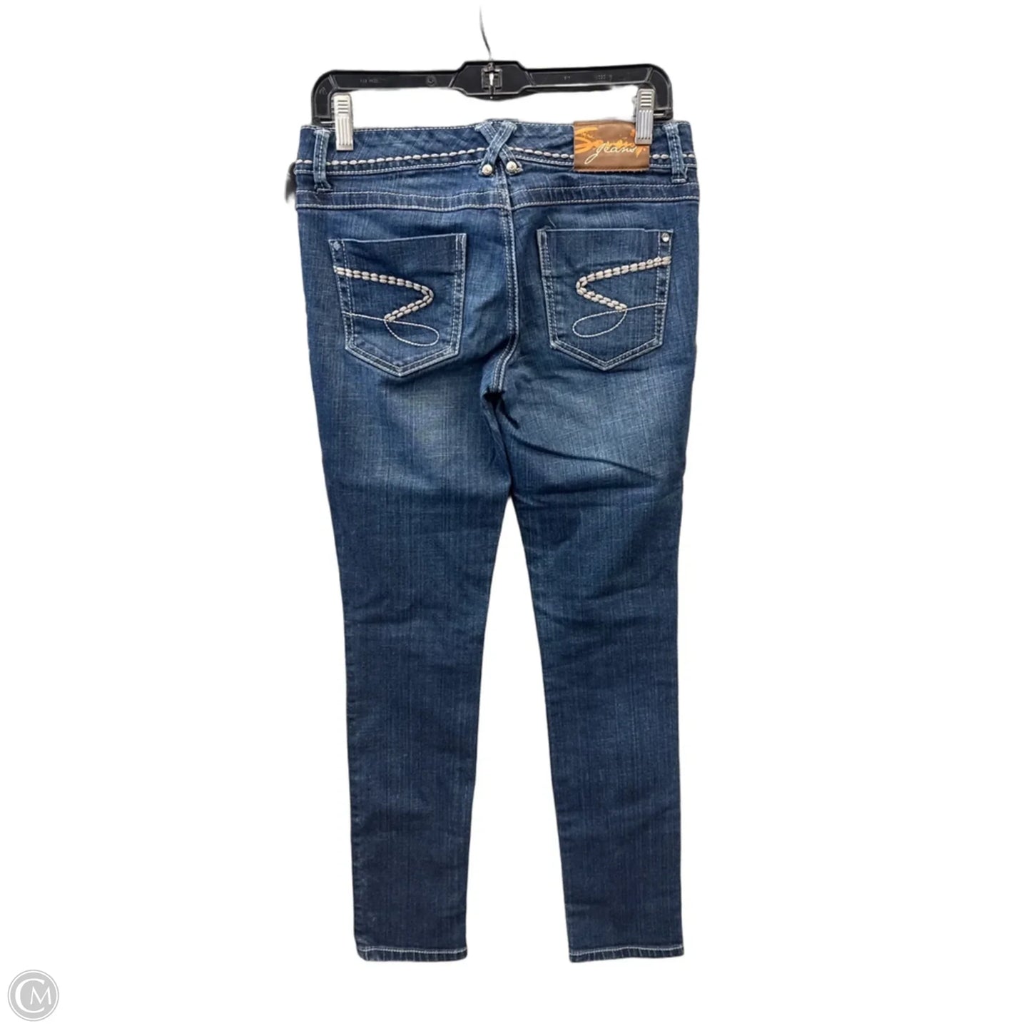 Jeans Skinny By Seven 7 In Blue Denim, Size: 6