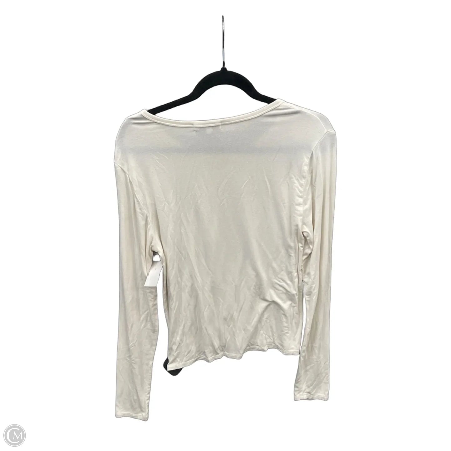 Top Long Sleeve Basic By Sincerely Jules In Cream, Size: L