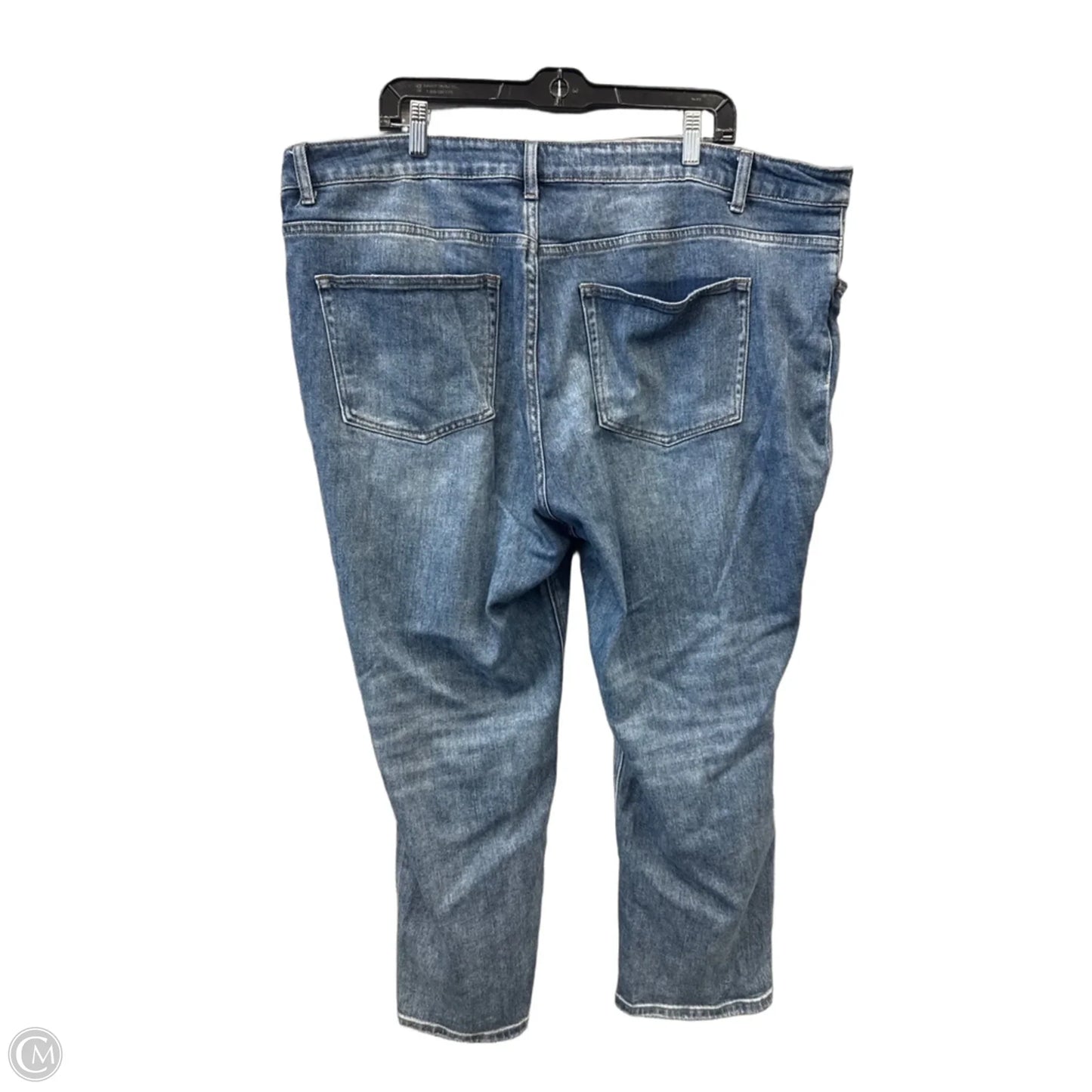 Jeans Skinny By Vervet In Blue Denim, Size: 22