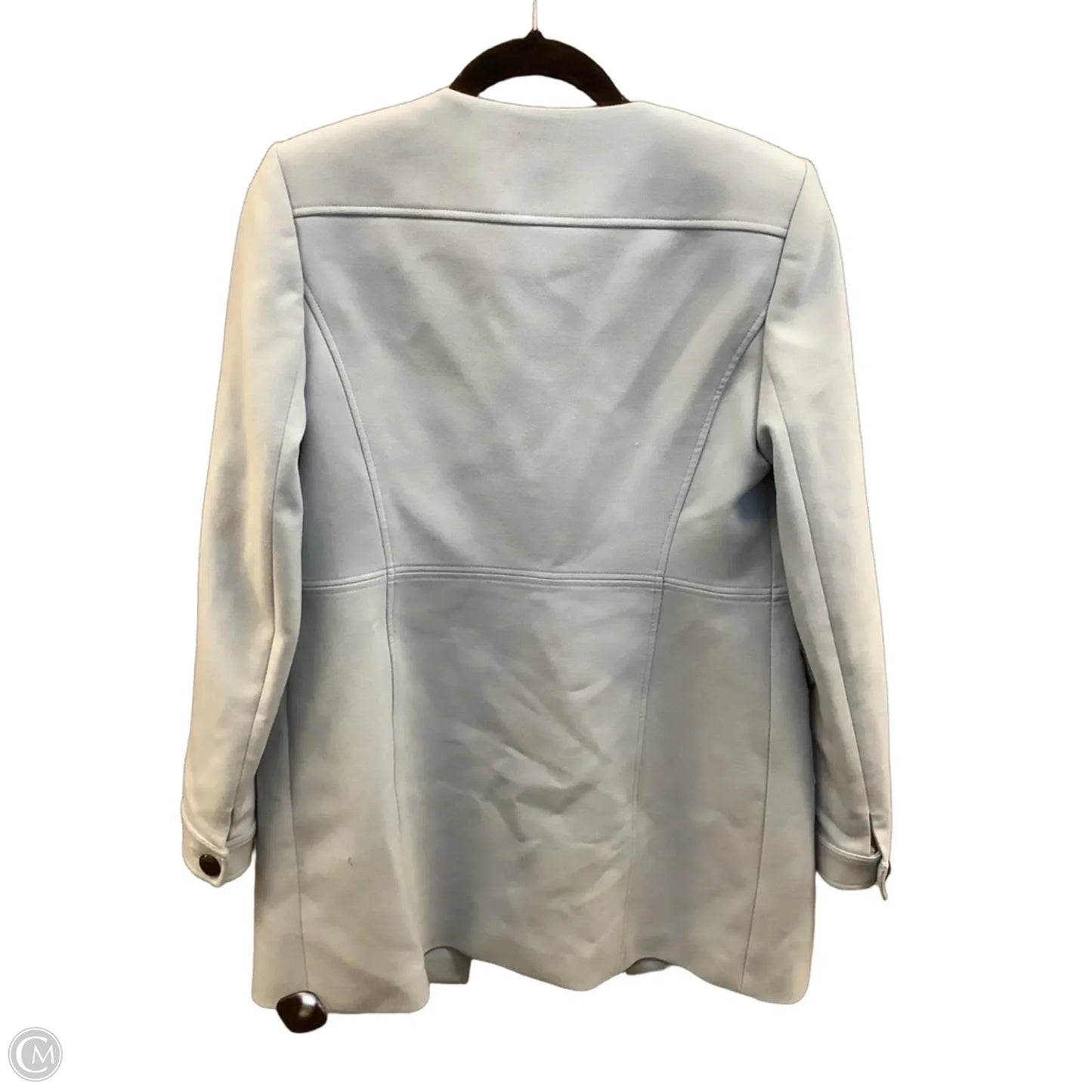 Jacket Designer By Karl Lagerfeld In Blue, Size: S