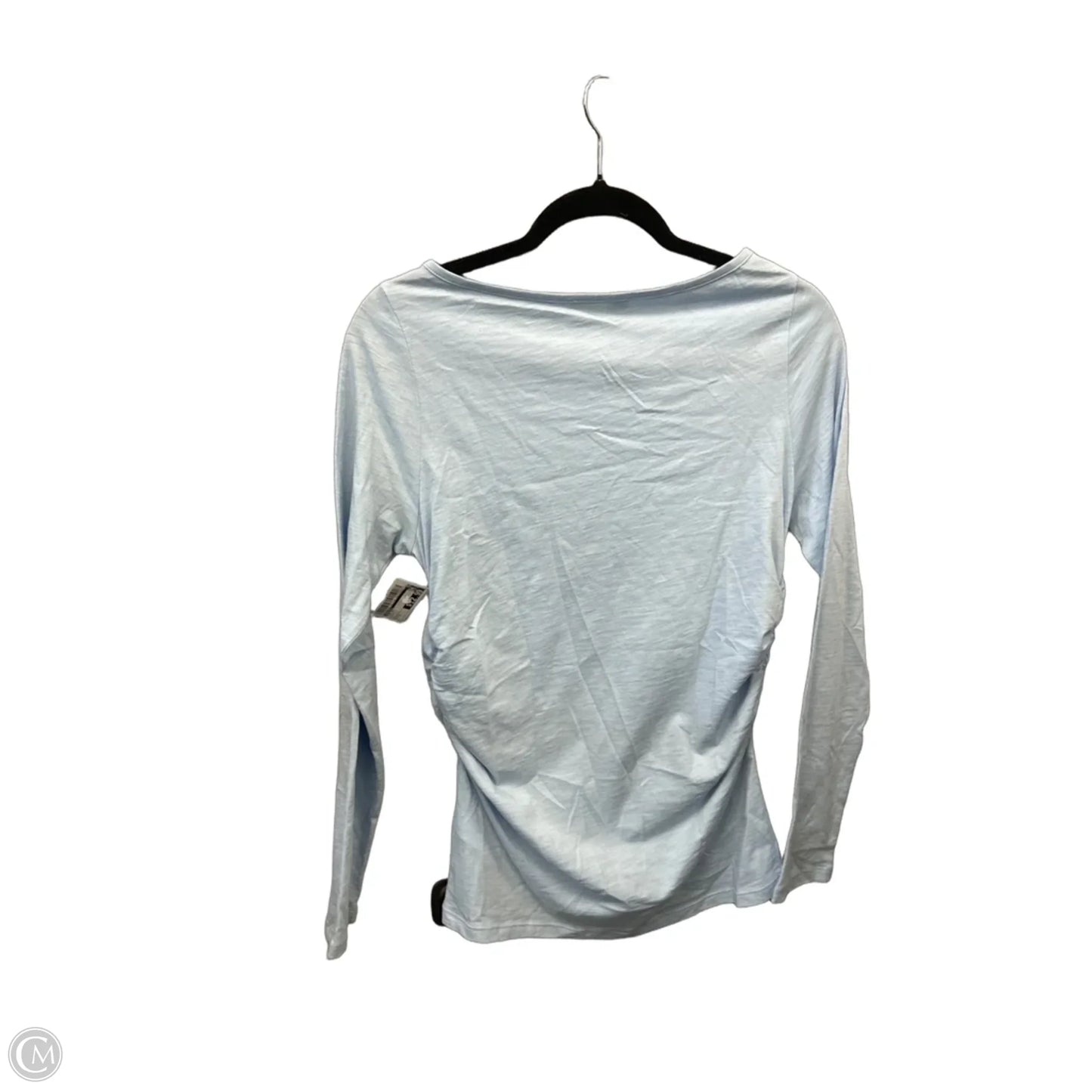 Top Long Sleeve By Madewell In Blue, Size: S