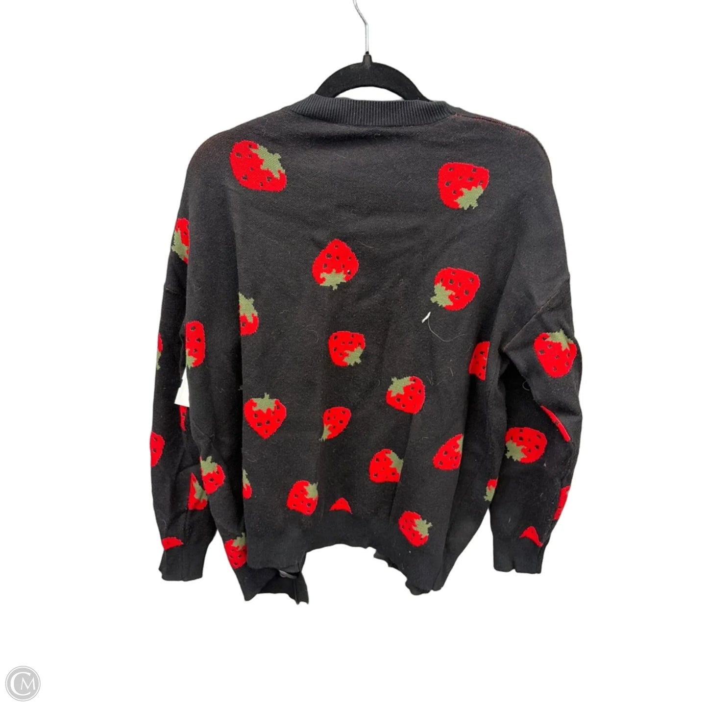 Sweater Cardigan By Cmf In Black, Size: Xxl