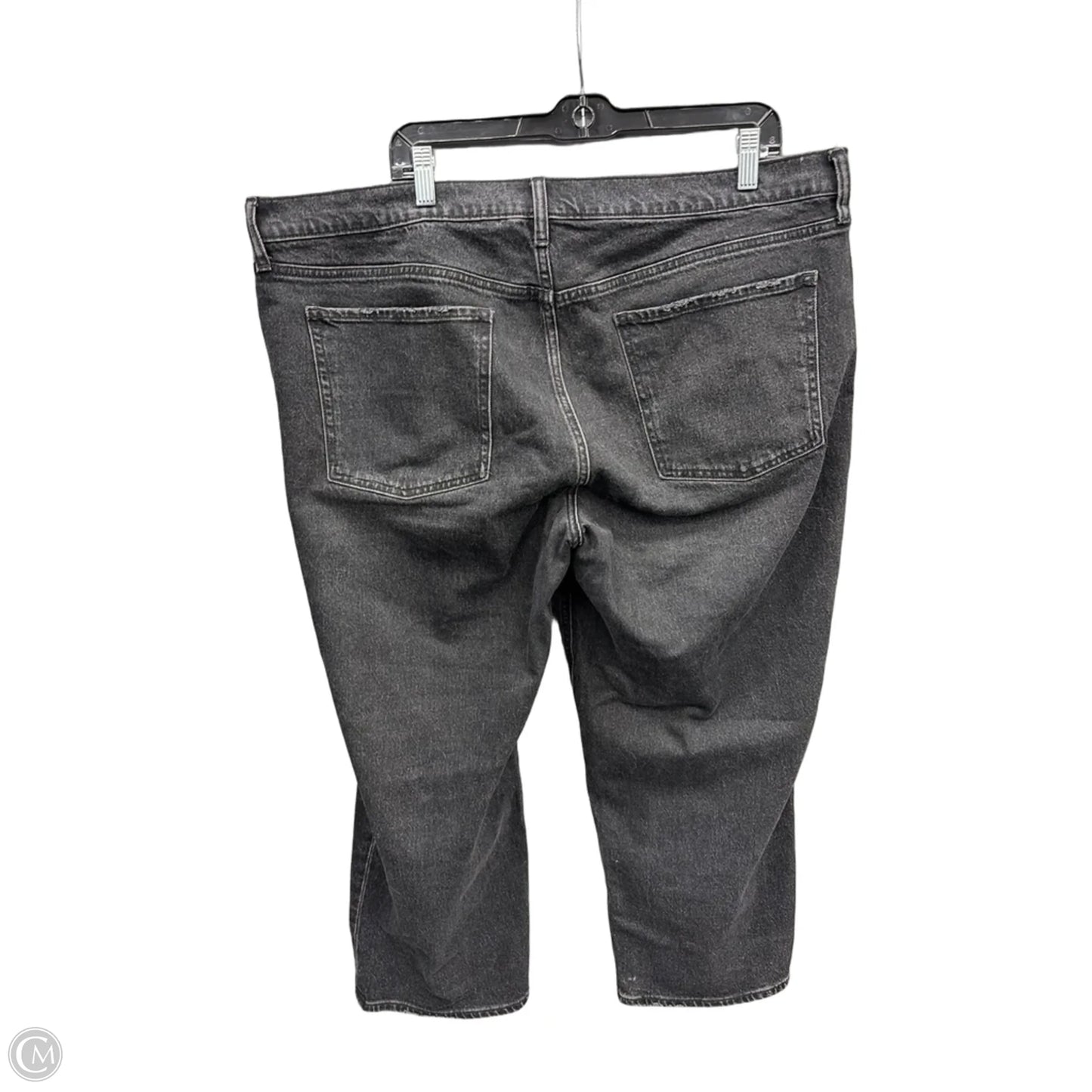Jeans Boyfriend By Old Navy In Black Denim, Size: 18