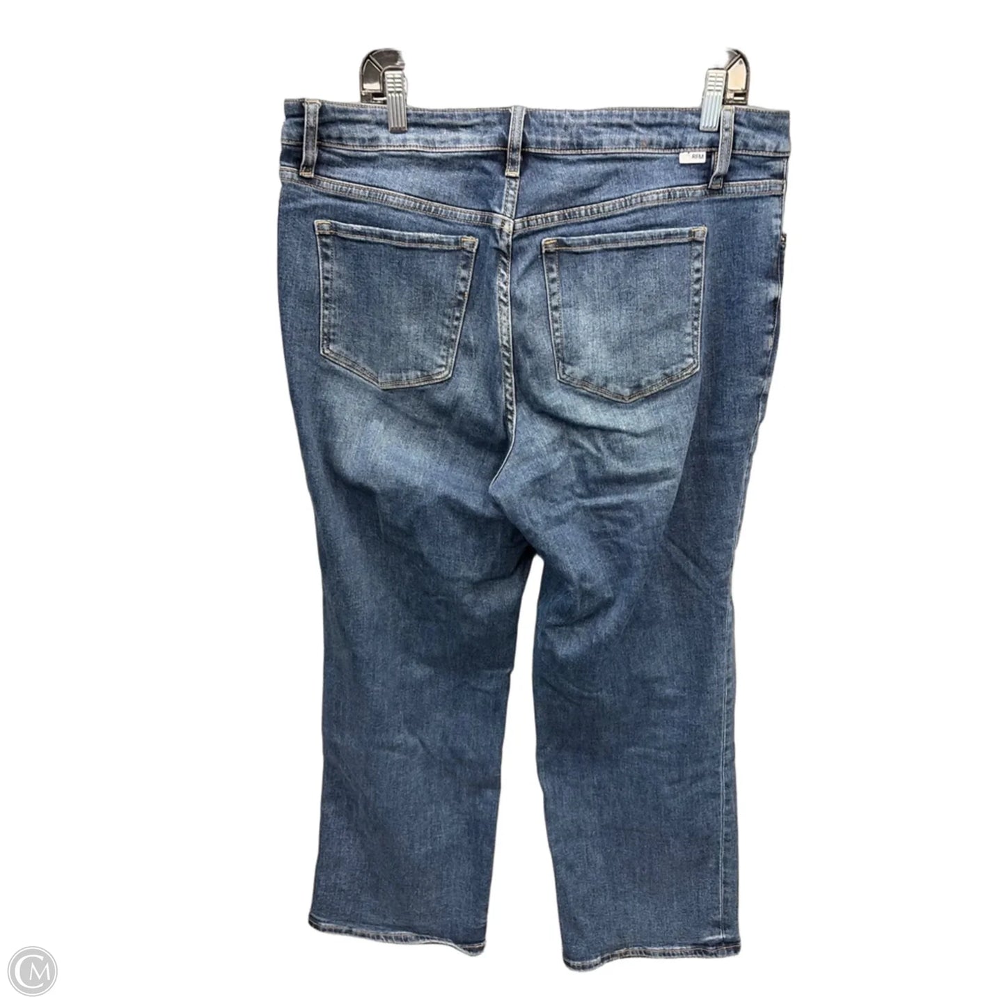 Jeans Straight By Clothes Mentor In Blue Denim, Size: 16