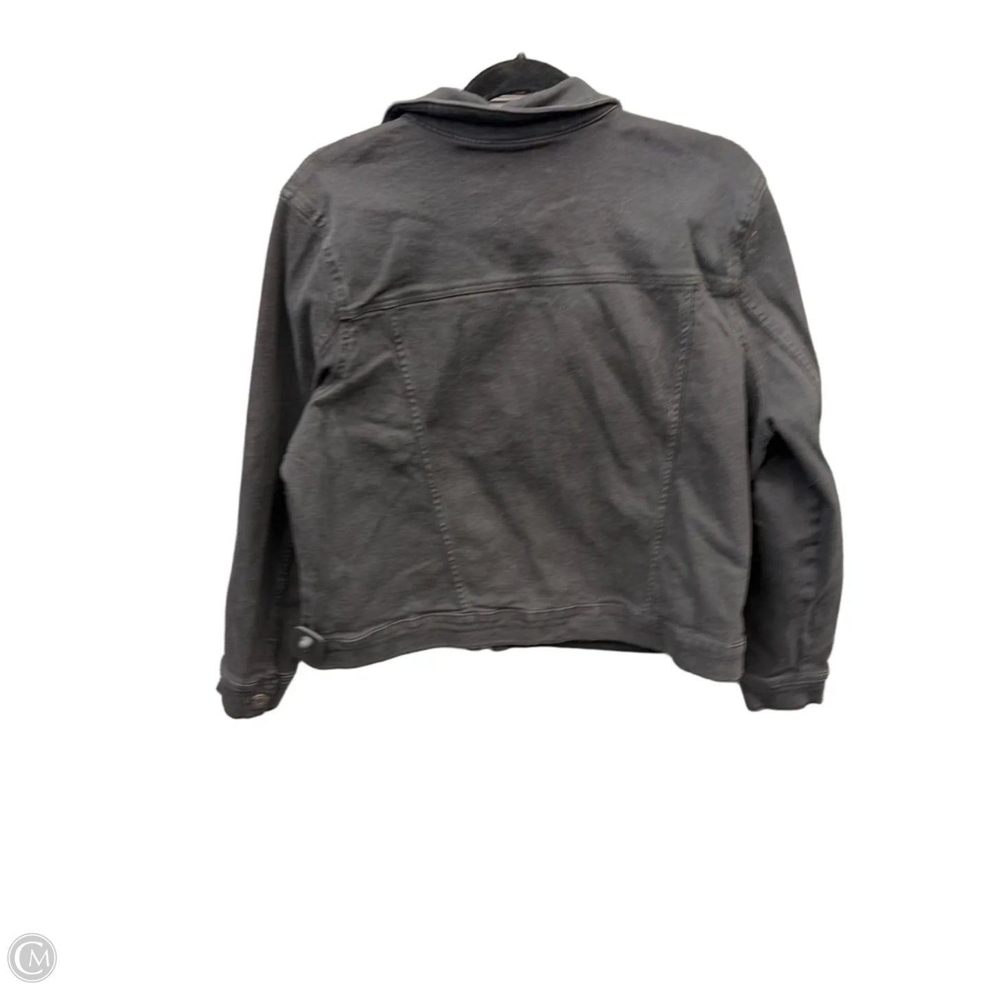 Jacket Denim By Falls Creek In Black Denim, Size: 1x