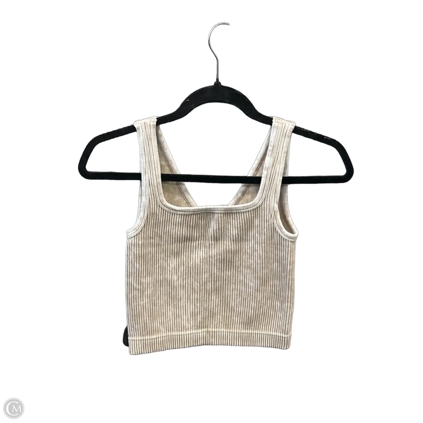 Top Sleeveless By Zenana In Beige, Size: L