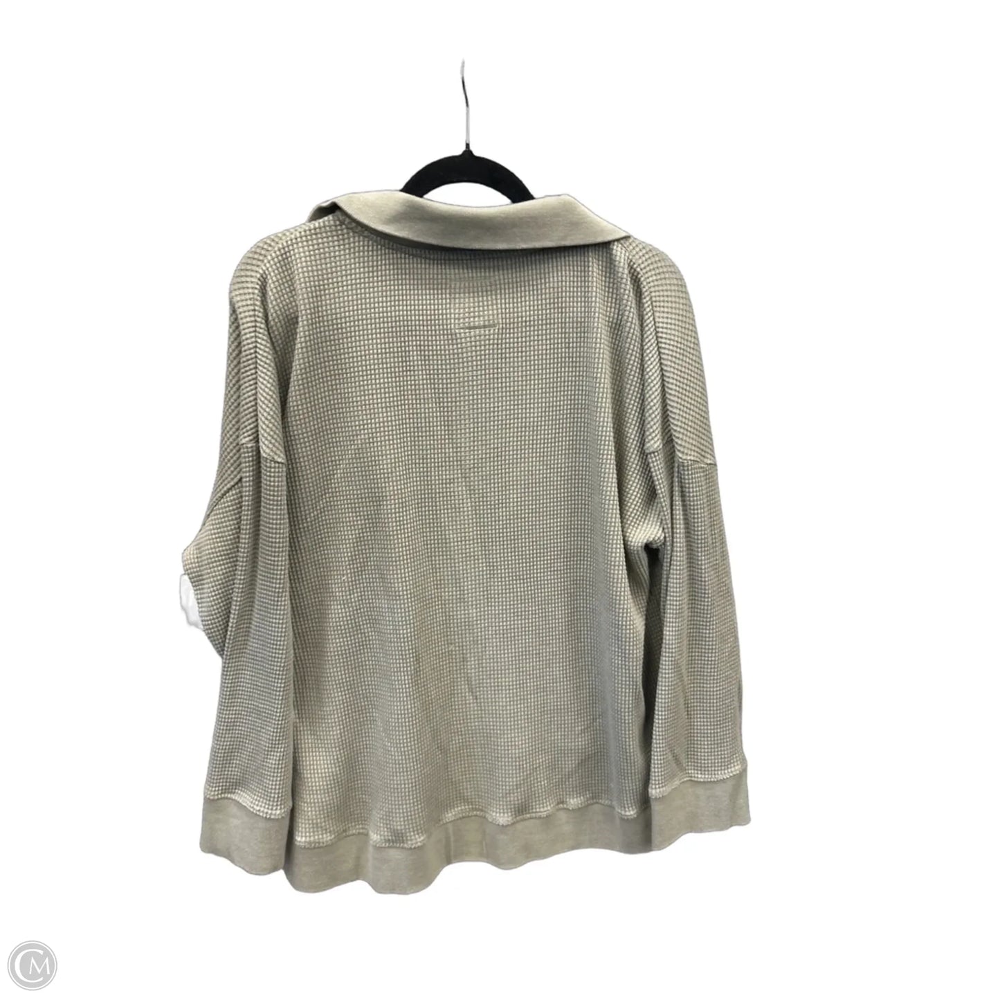 Sweatshirt Collar By C And C In Green, Size: 1x