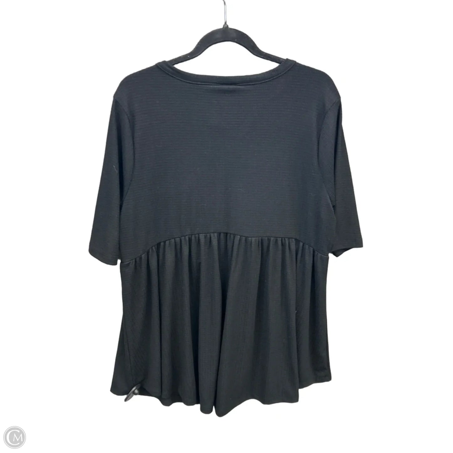 Top Short Sleeve By Torrid In Black, Size: 1x
