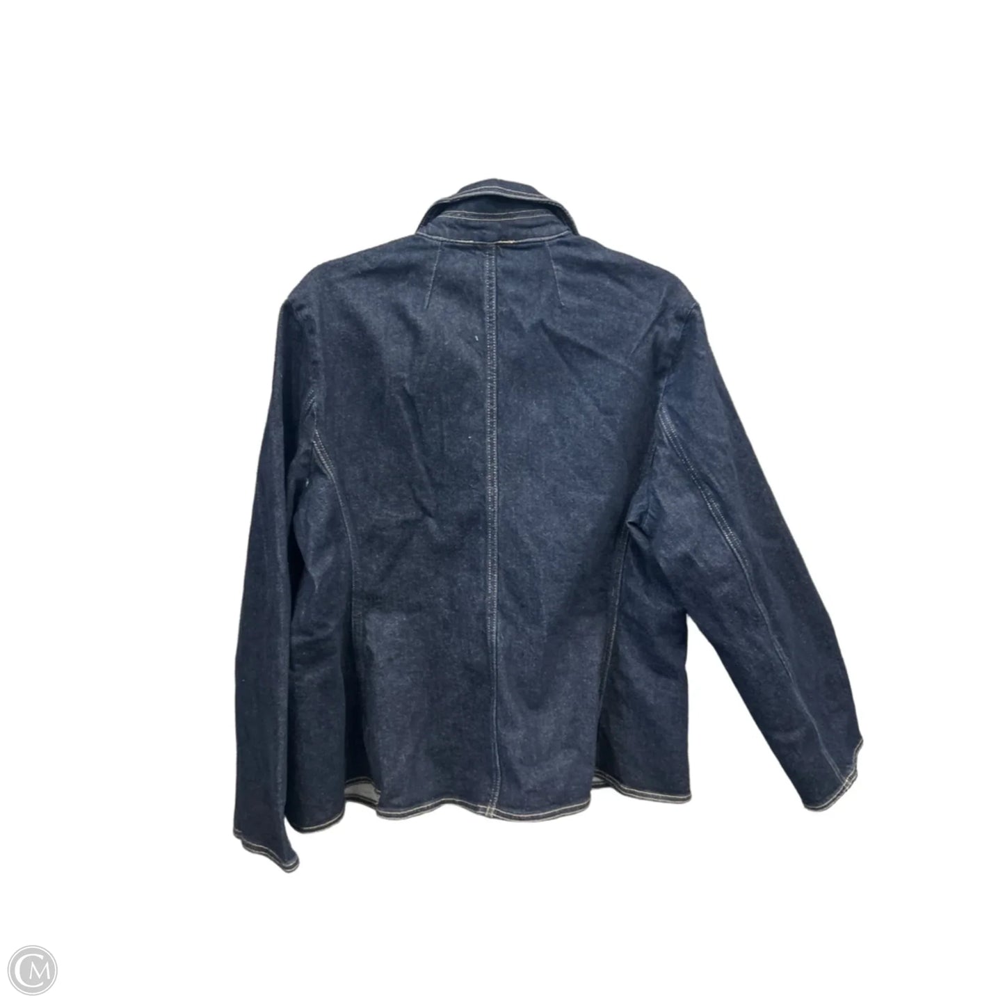 Jacket Denim By Free Assembly In Blue Denim, Size: Xxl