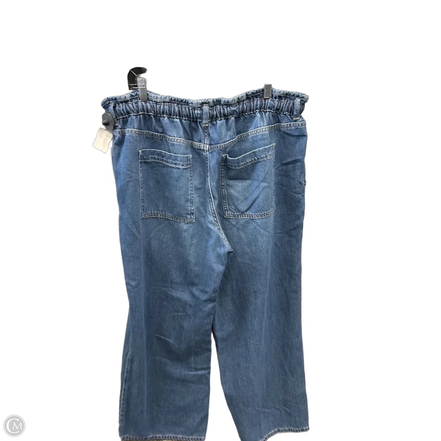 Jeans Wide Leg By Time And Tru In Blue Denim, Size: 20