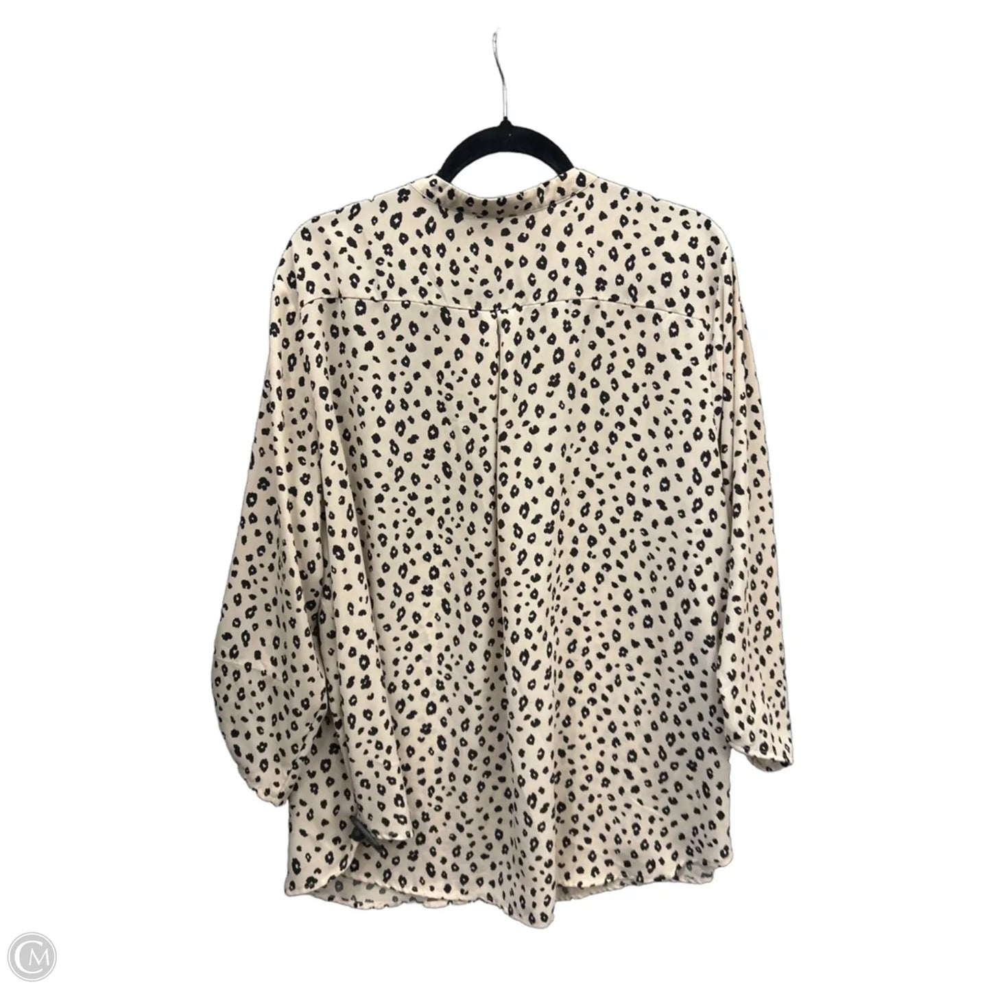 Top 3/4 Sleeve By Lush In Animal Print, Size: 3x